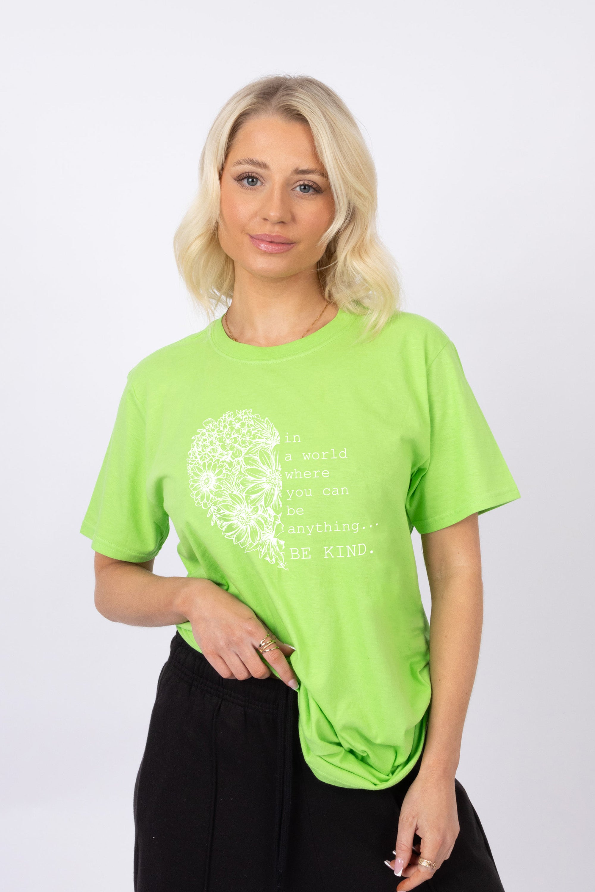 Be Kind Heart Oversized T-Shirt (Pack of 6)
