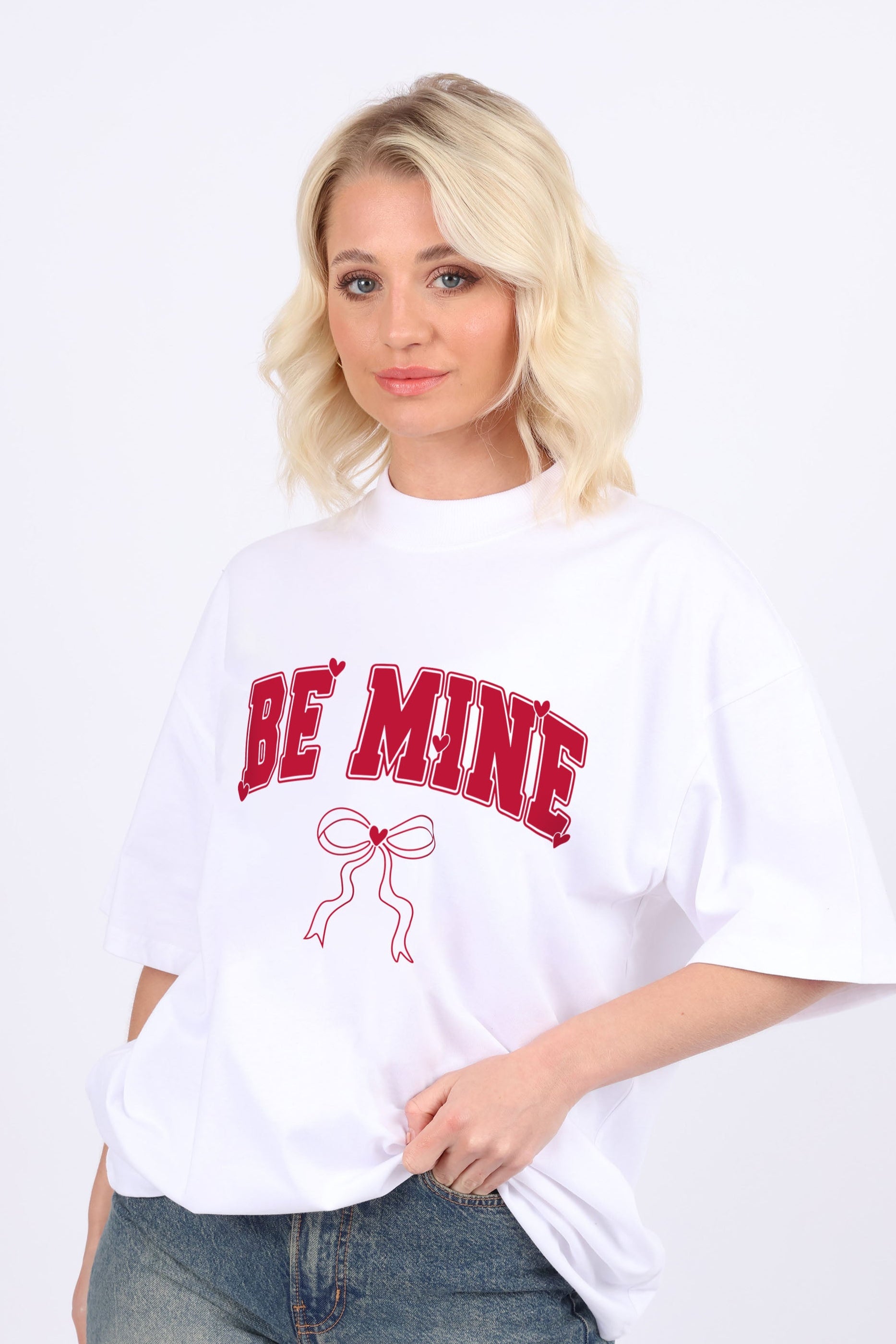 Be Mine Printed 220GSM Valentine T-Shirt (Custom Pack)