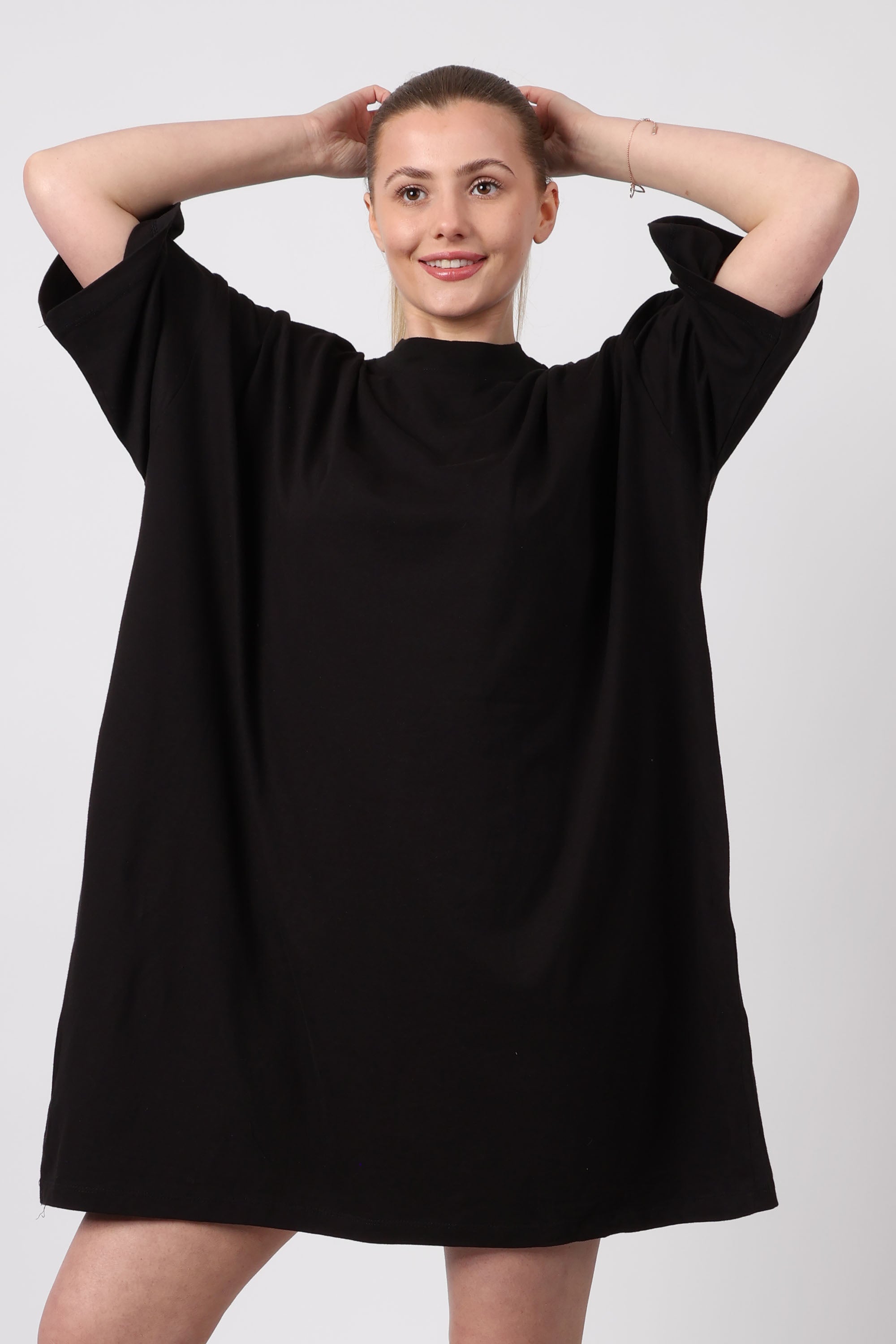 Oversized Stretch Jersey T-Shirt Dress (Pack of 6)
