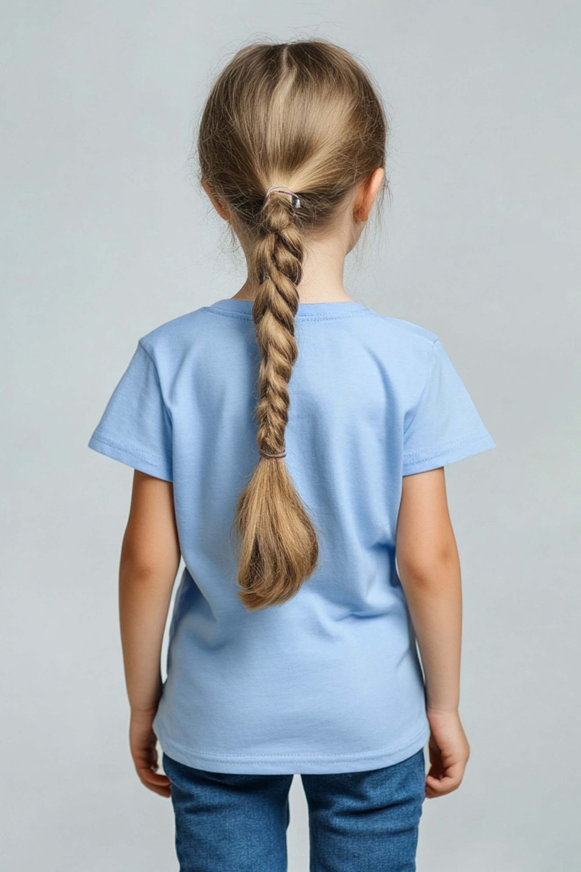 Kids K-Pop Star Squad Graphic Printed T-Shirt