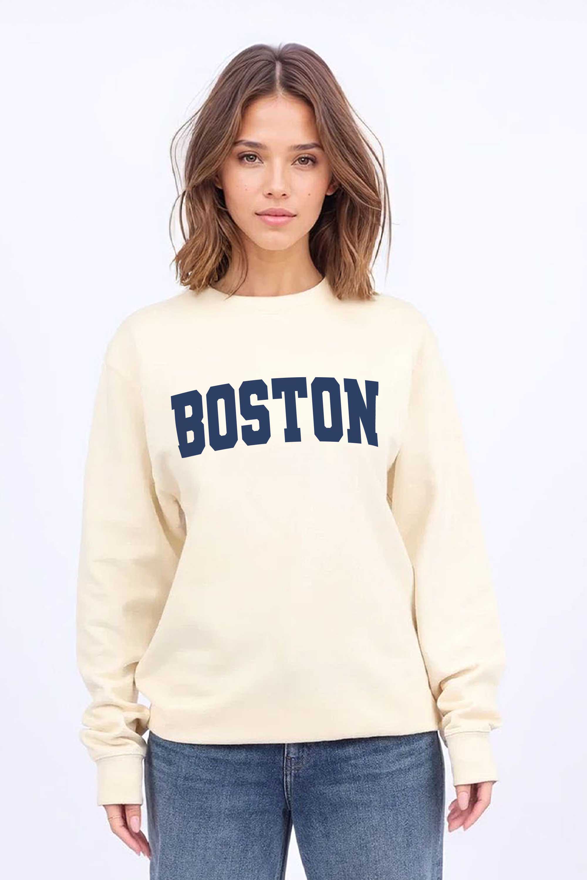 Boston Graphic Printed Sweatshirt