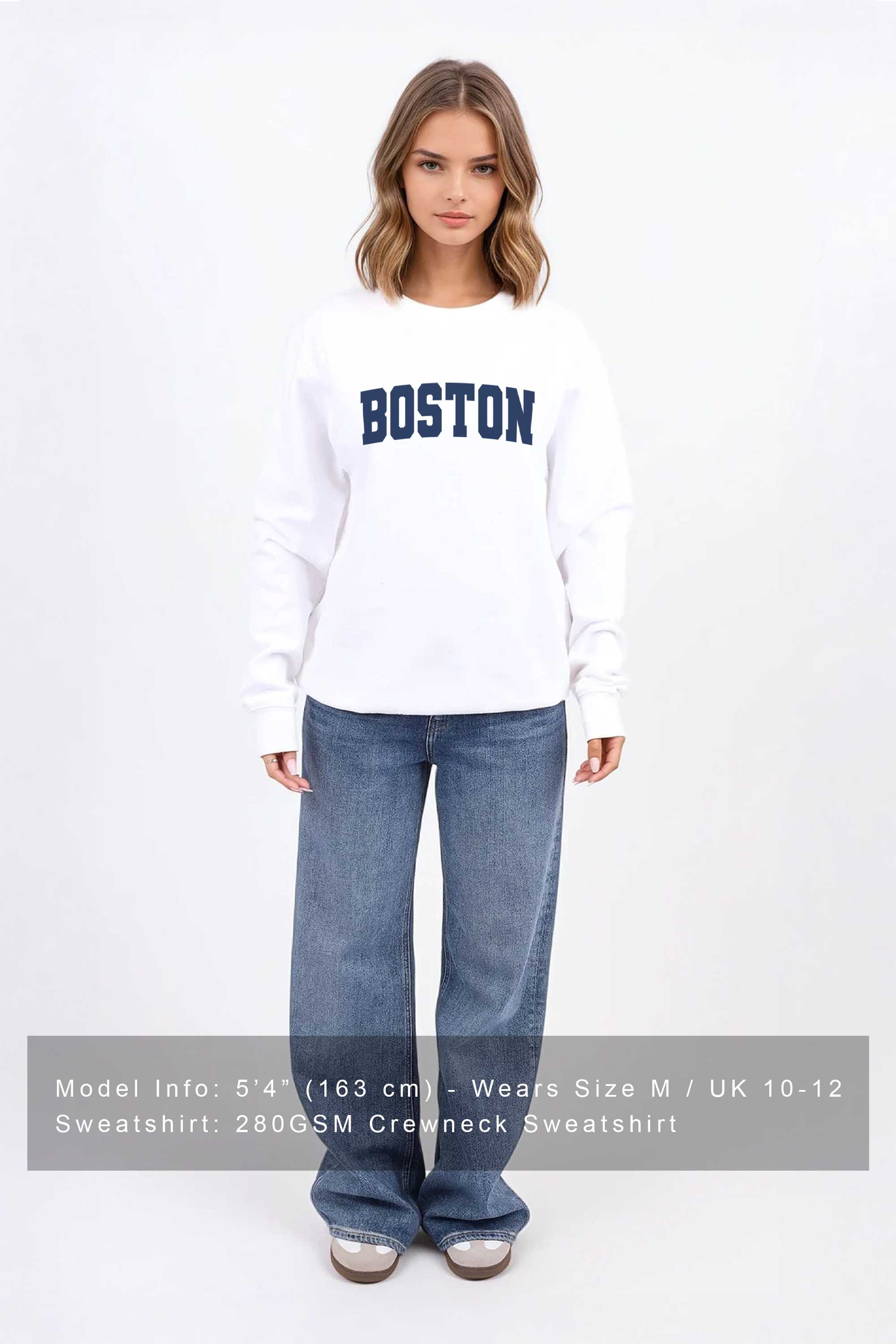 Boston Graphic Printed Sweatshirt