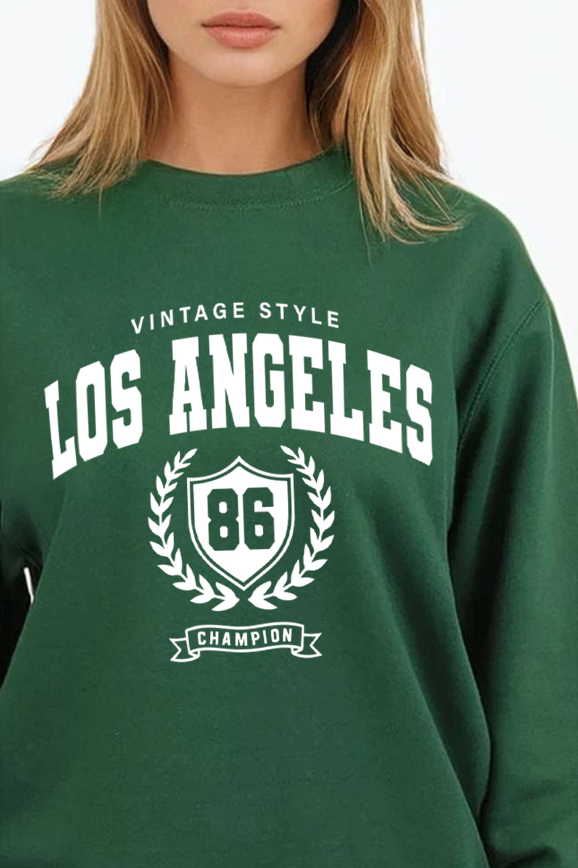 Vintage Style Los Angeles Printed Sweatshirt