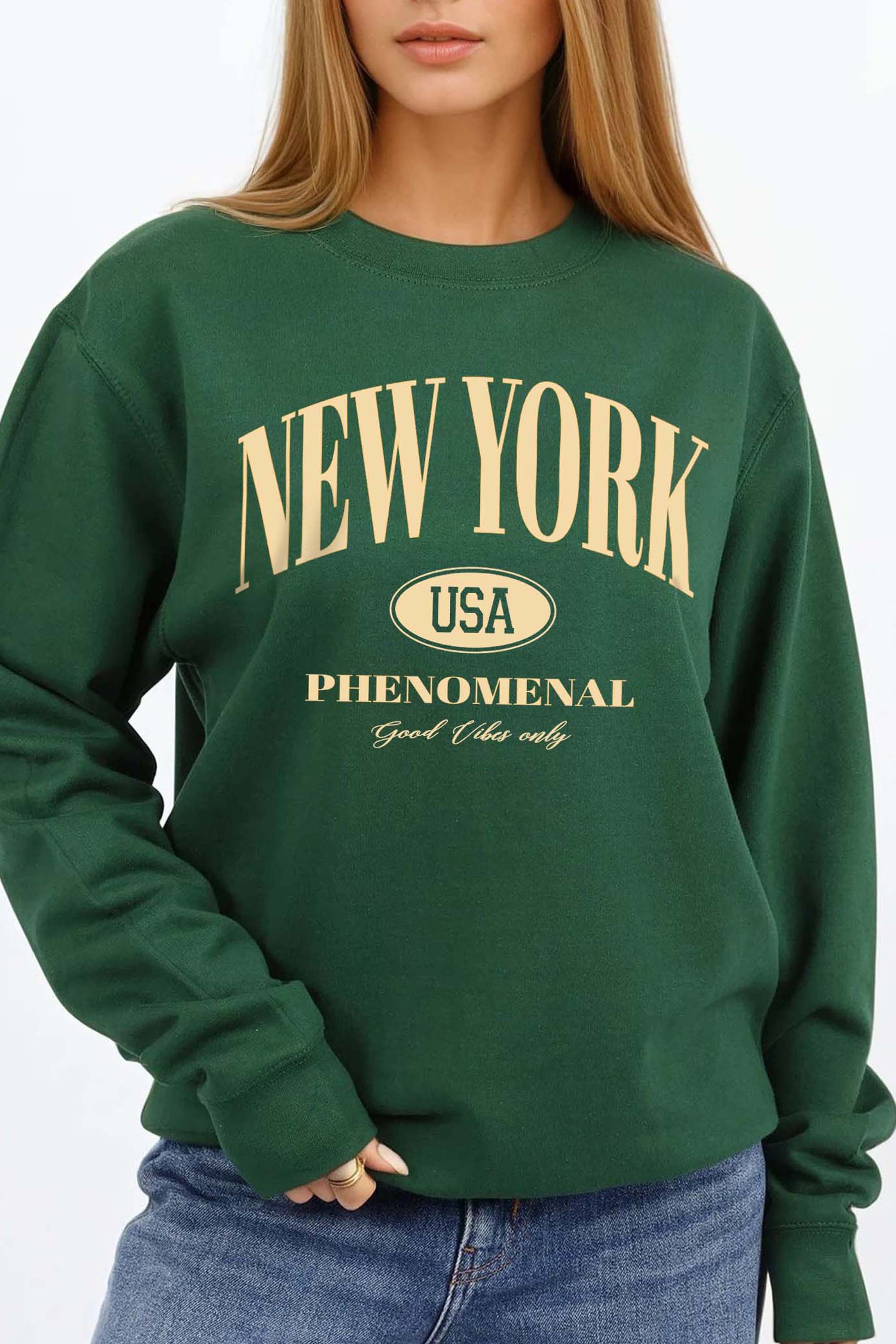 New York Phenomenal Printed Sweatshirt