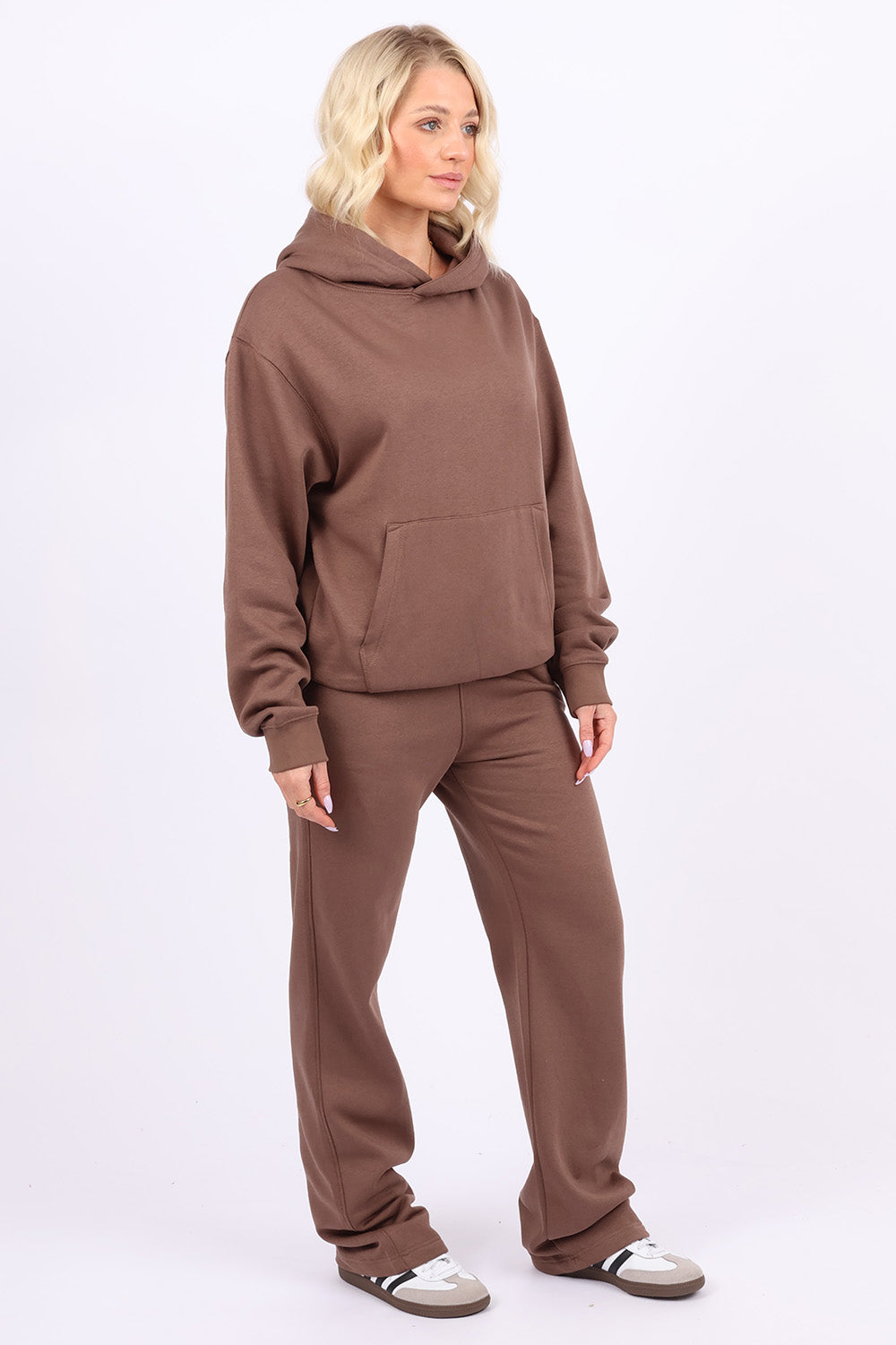 Oversized LSF Fleece Hoodie & Straight Leg Jogger Set (Pack of 4 Sets)