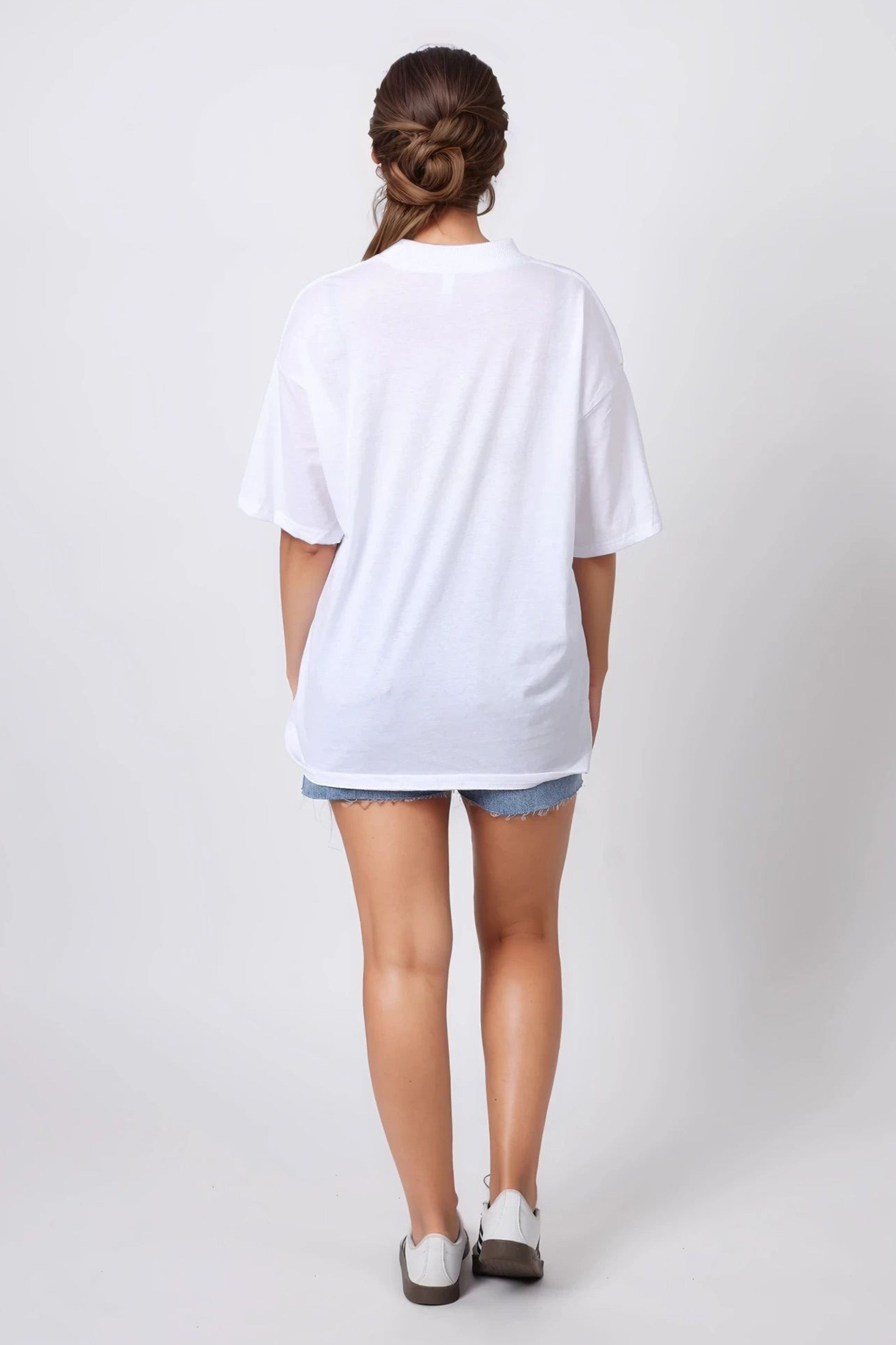 150GSM Oversized T-Shirt in Rodeo Wild West Print