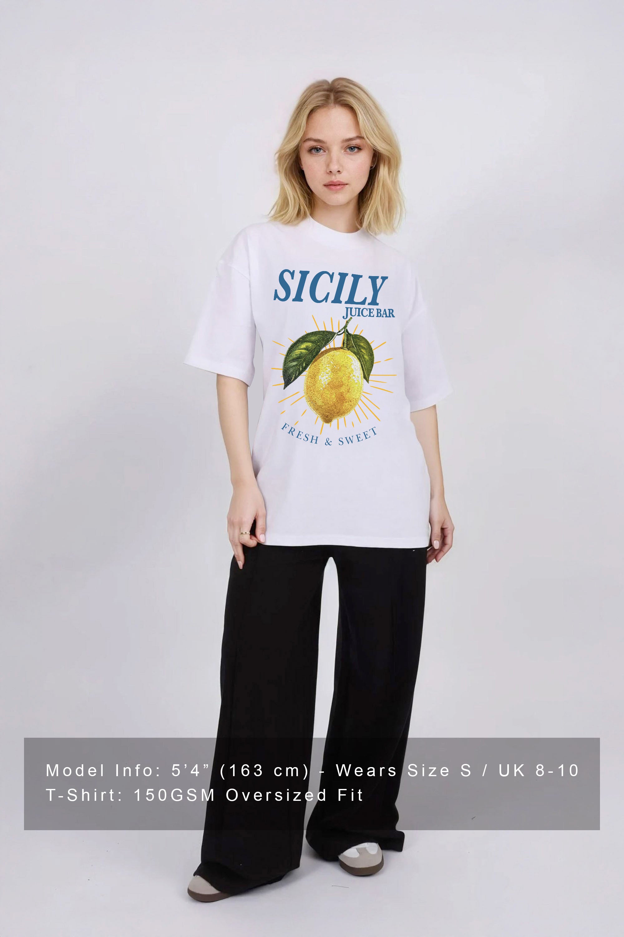 Oversized T-Shirt In Sicily Print (Custom Pack)