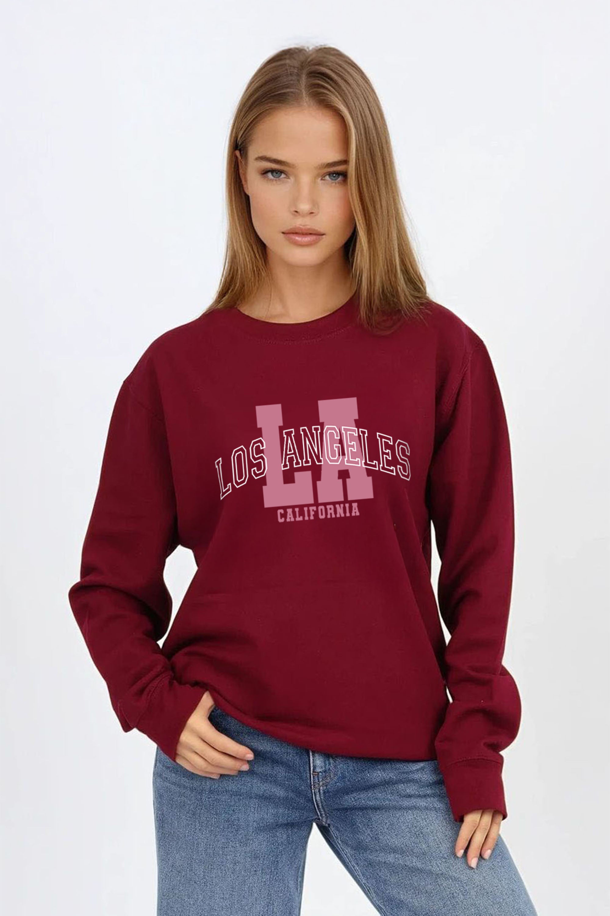 Los Angeles California Printed Sweatshirt
