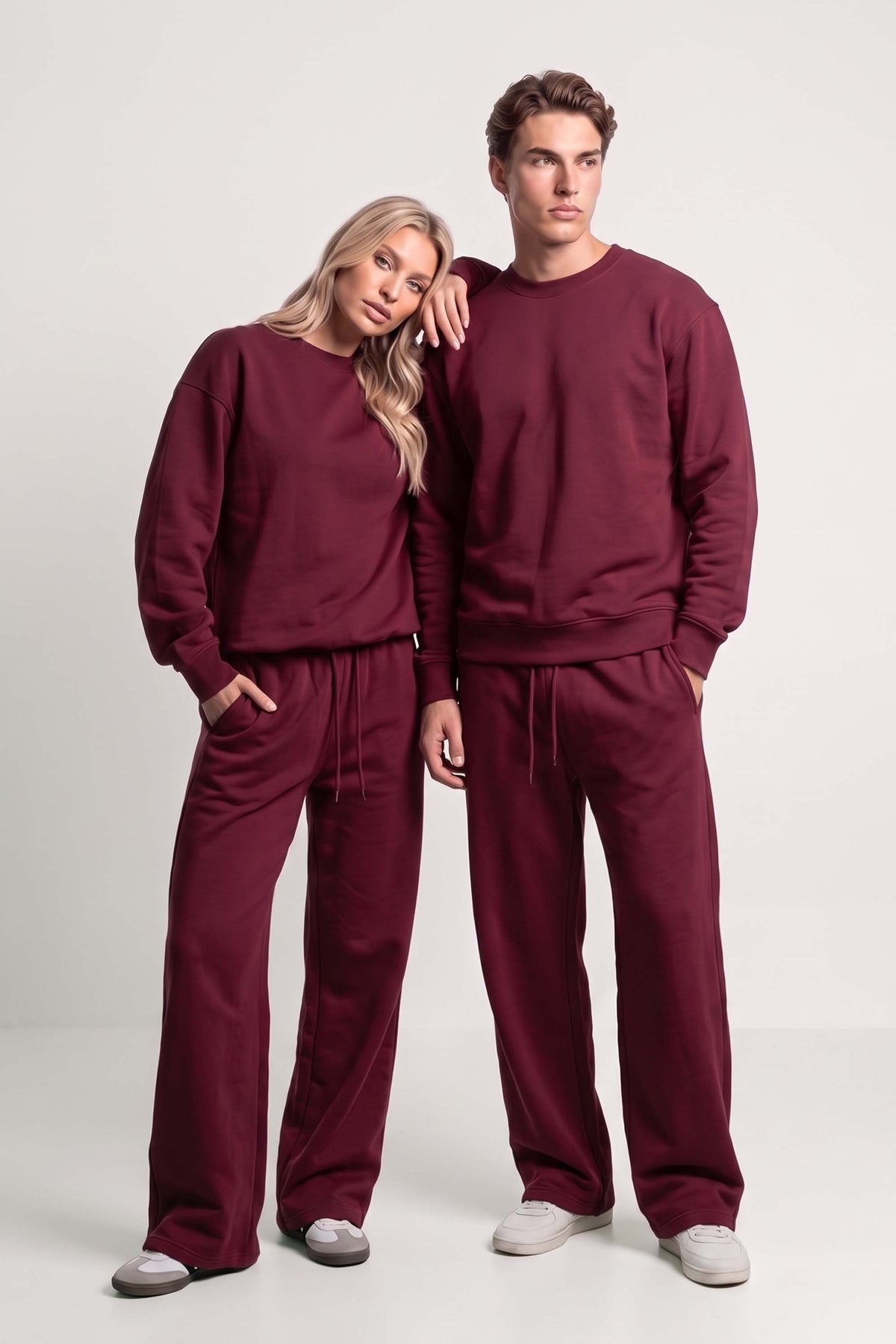 Unisex 280GSM LSF Sweat & Wide Leg Jogger Co-Ord Set