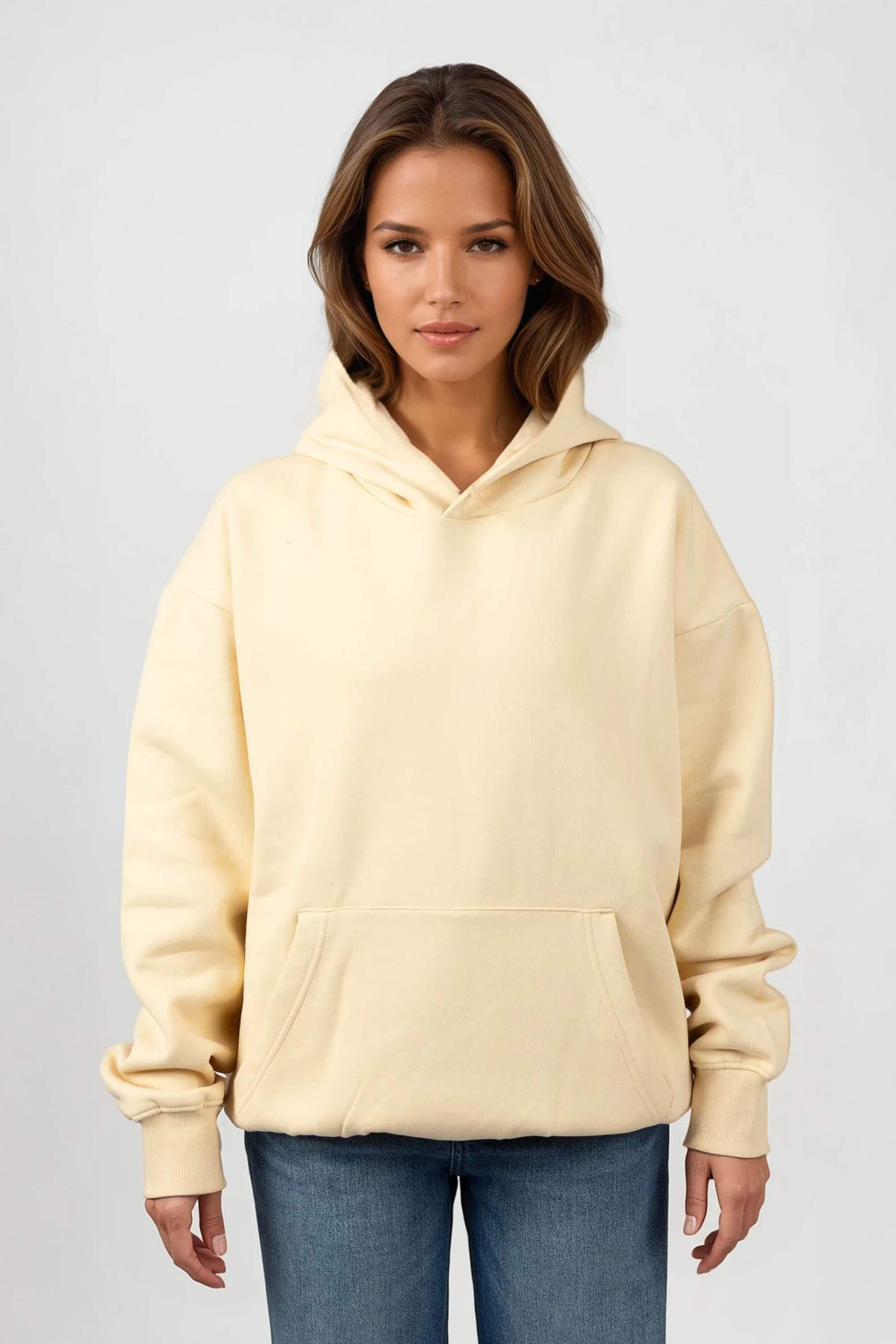 Premium 450GSM Heavyweight Pullover Plain Hoodie