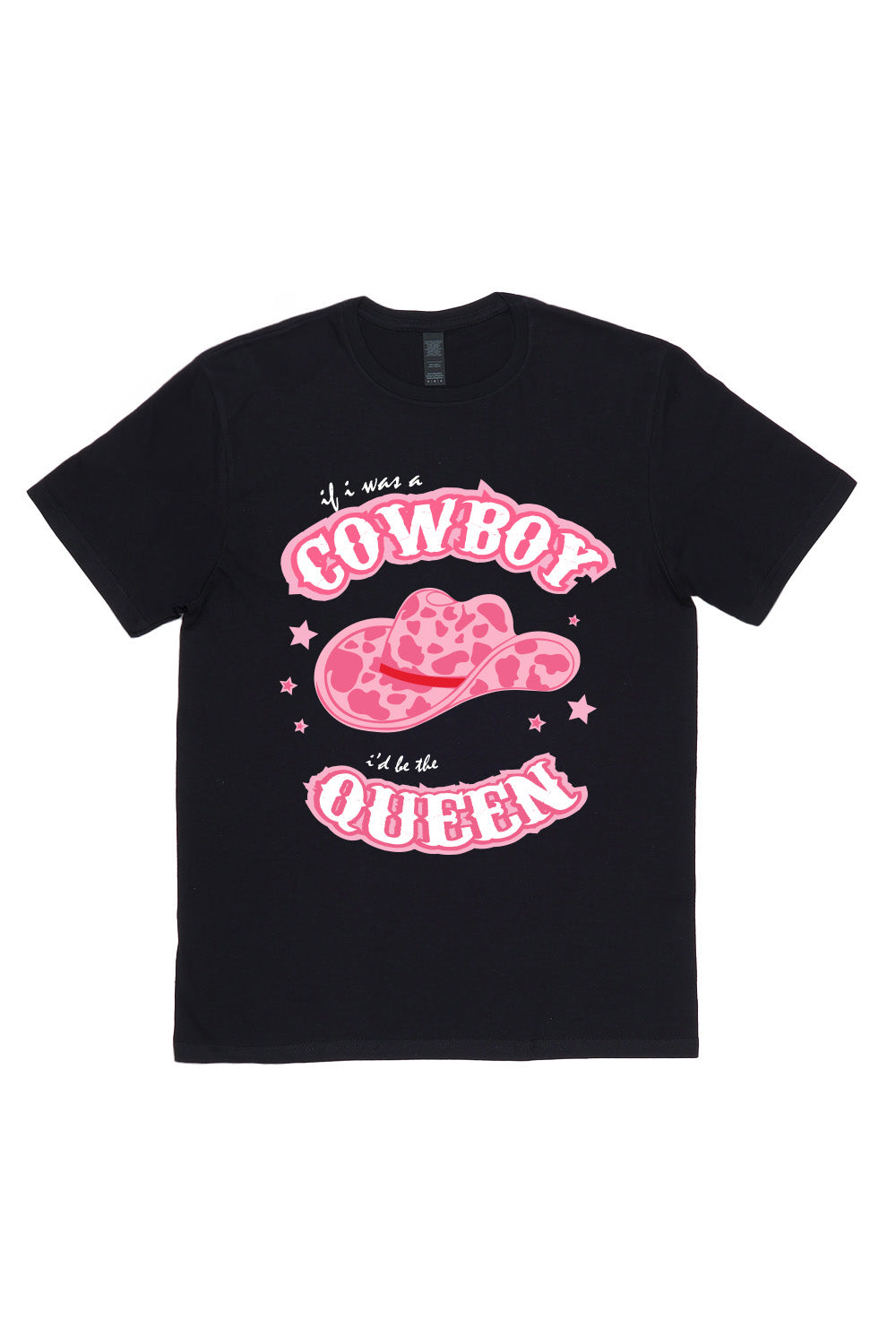 Cowboy Queen T-Shirt in Black (Custom Packs)