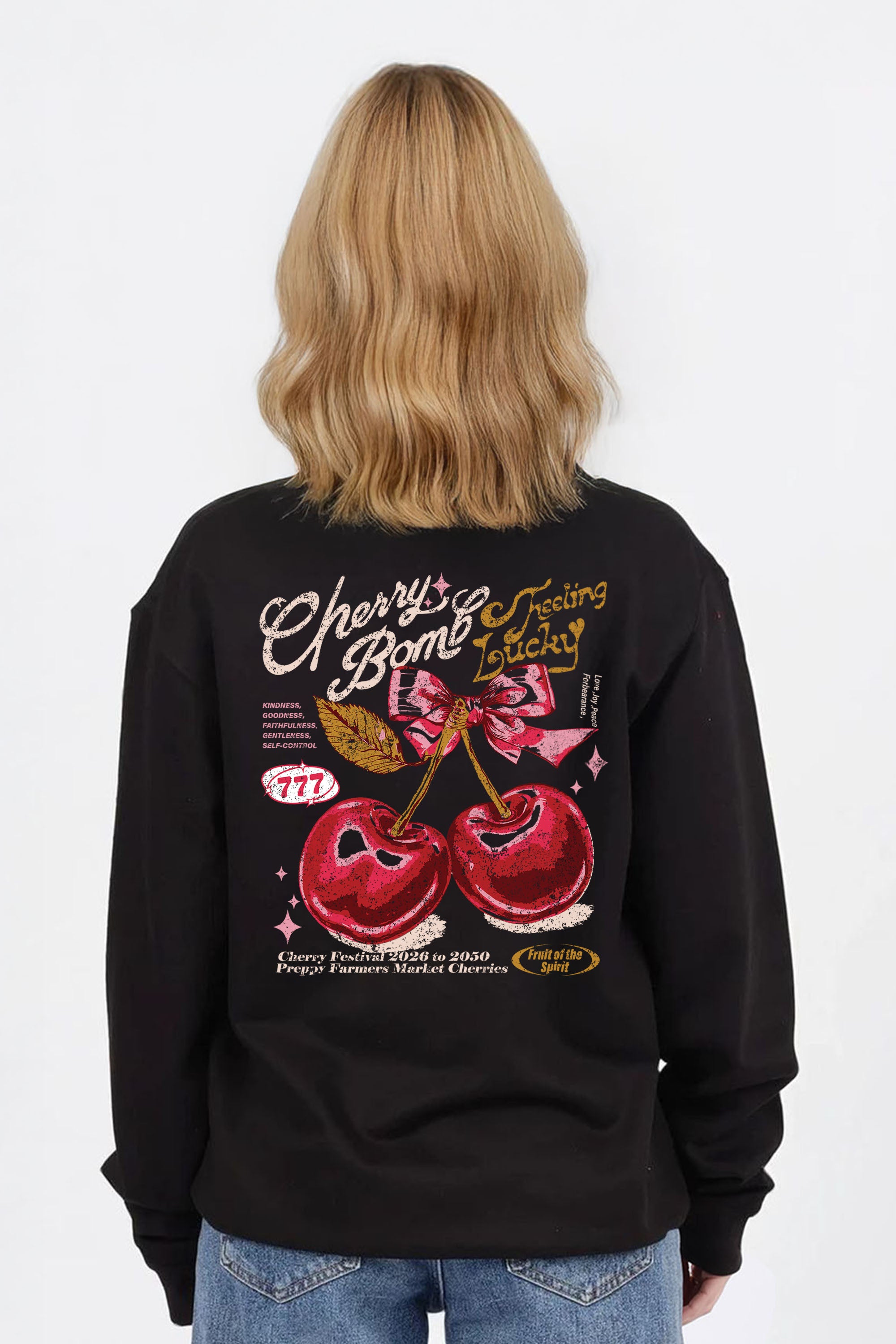 Cherry Bomb Printed Sweatshirt