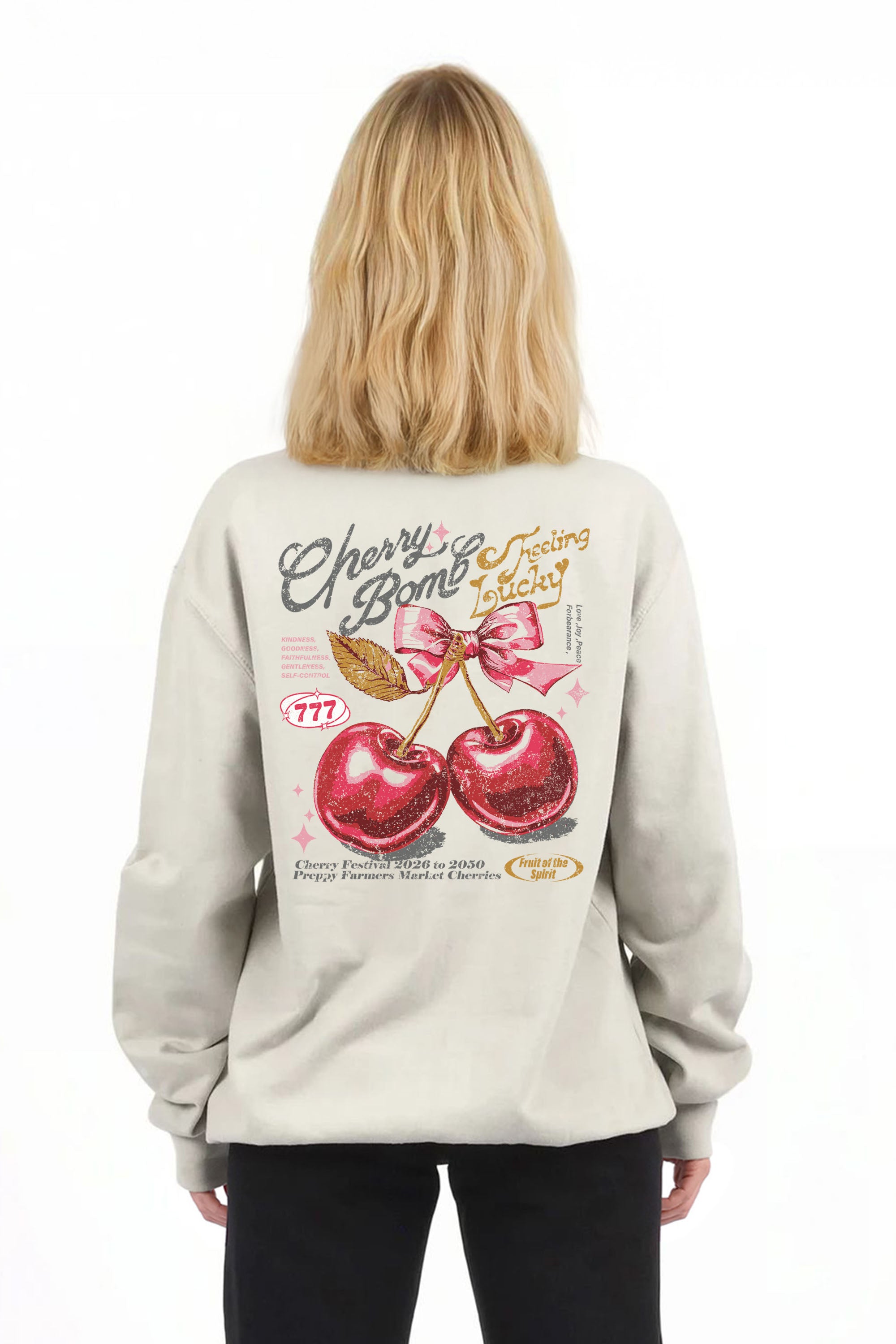 Cherry Bomb Printed Sweatshirt