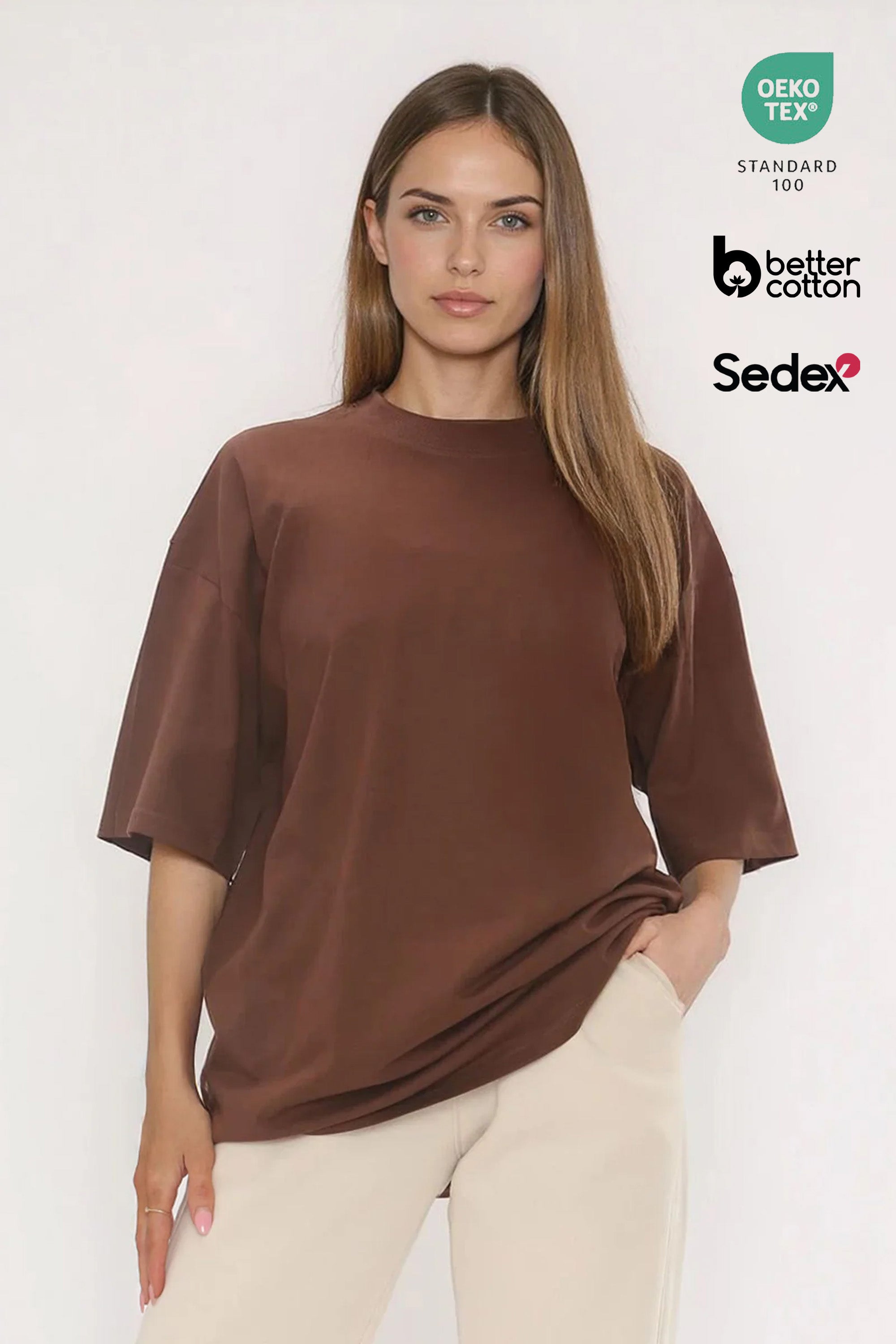 Unisex 220GSM Oversized Plain T-Shirts