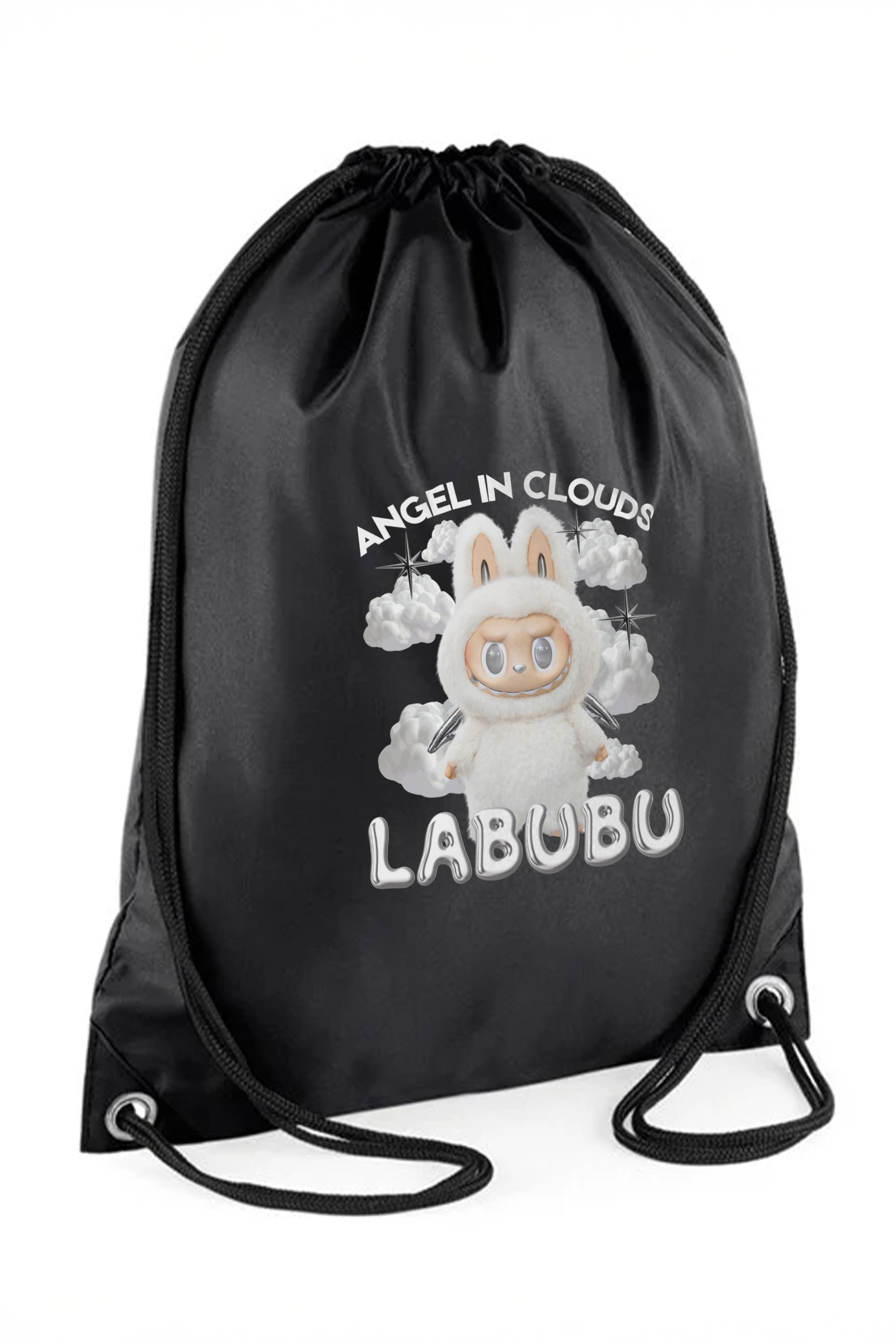 Labubu Cloud Printed Water-Resistant Pe/Kit Bag
