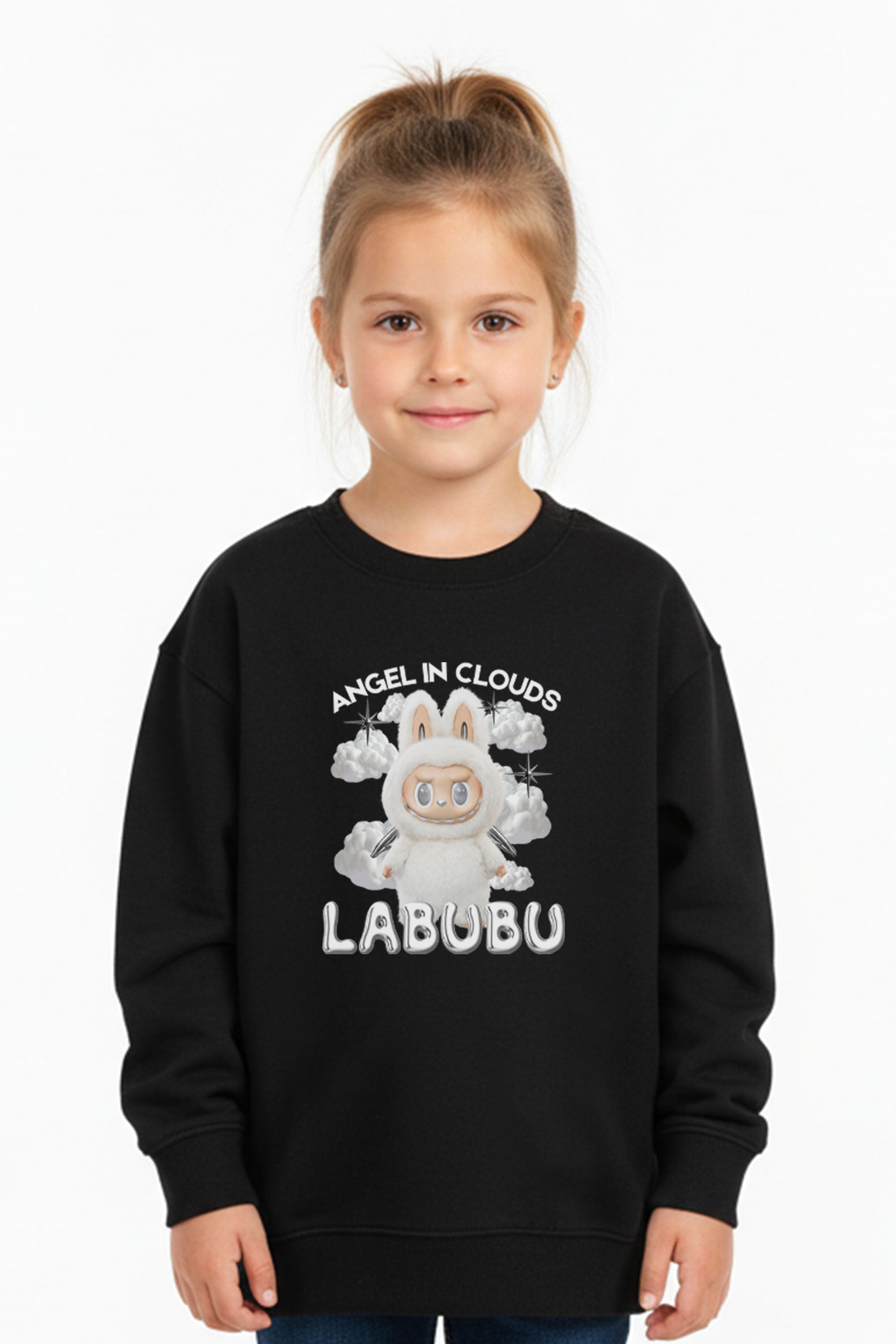 Kids Labubu Cloud Printed Sweatshirt