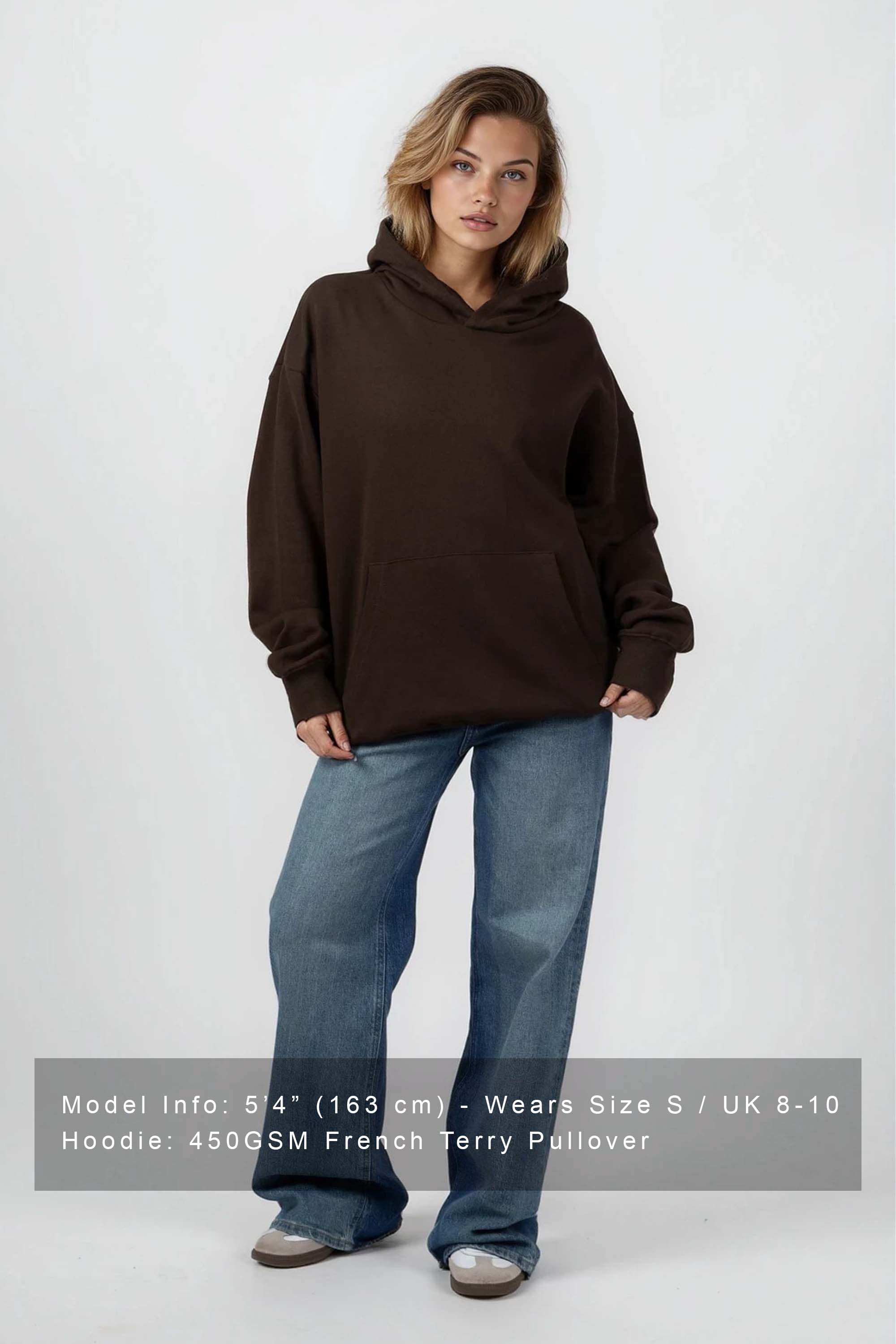 450GSM Heavyweight French Terry Pullover Custom Hoodie