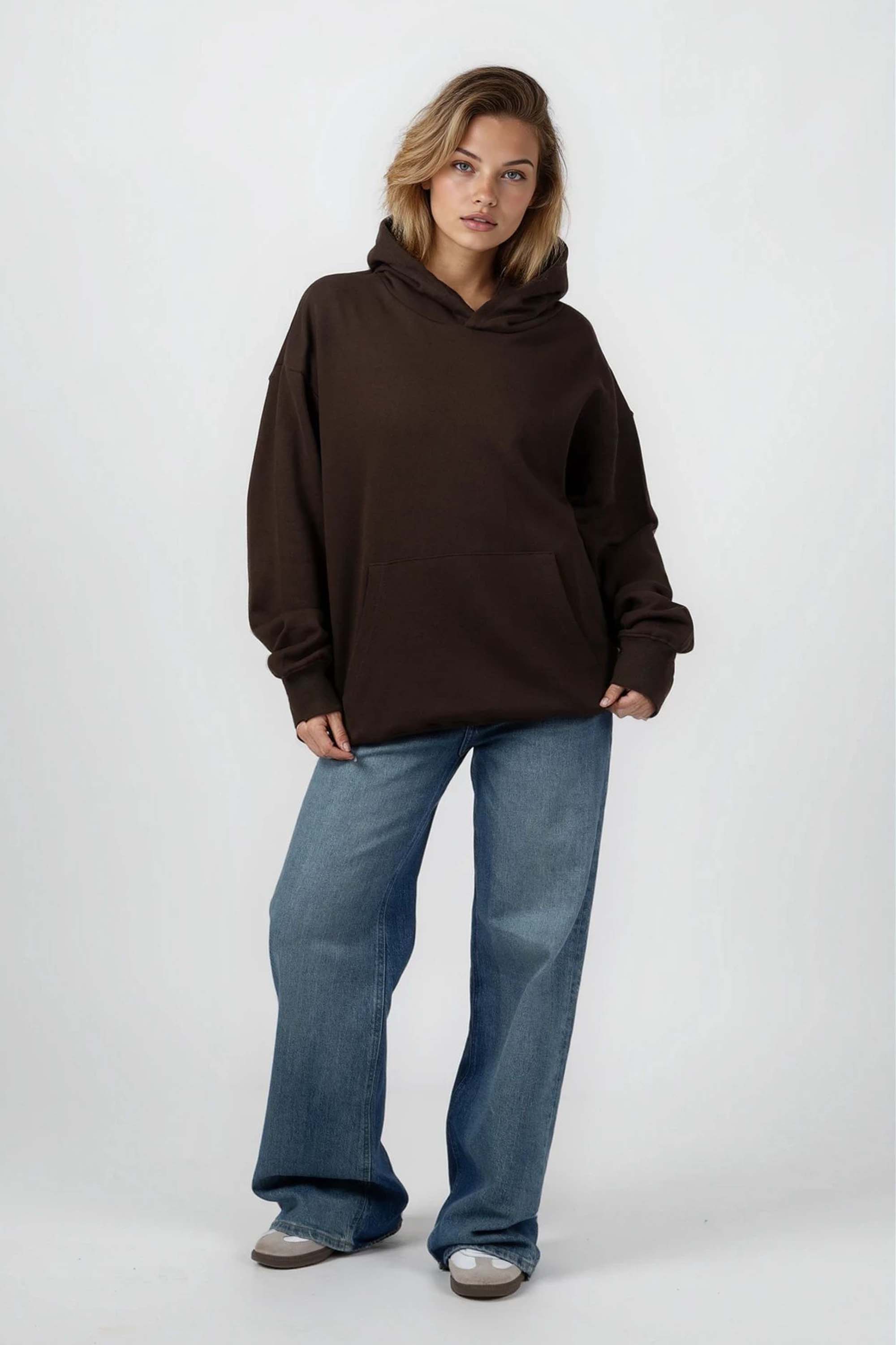 450GSM Heavyweight French Terry Pullover Custom Hoodie