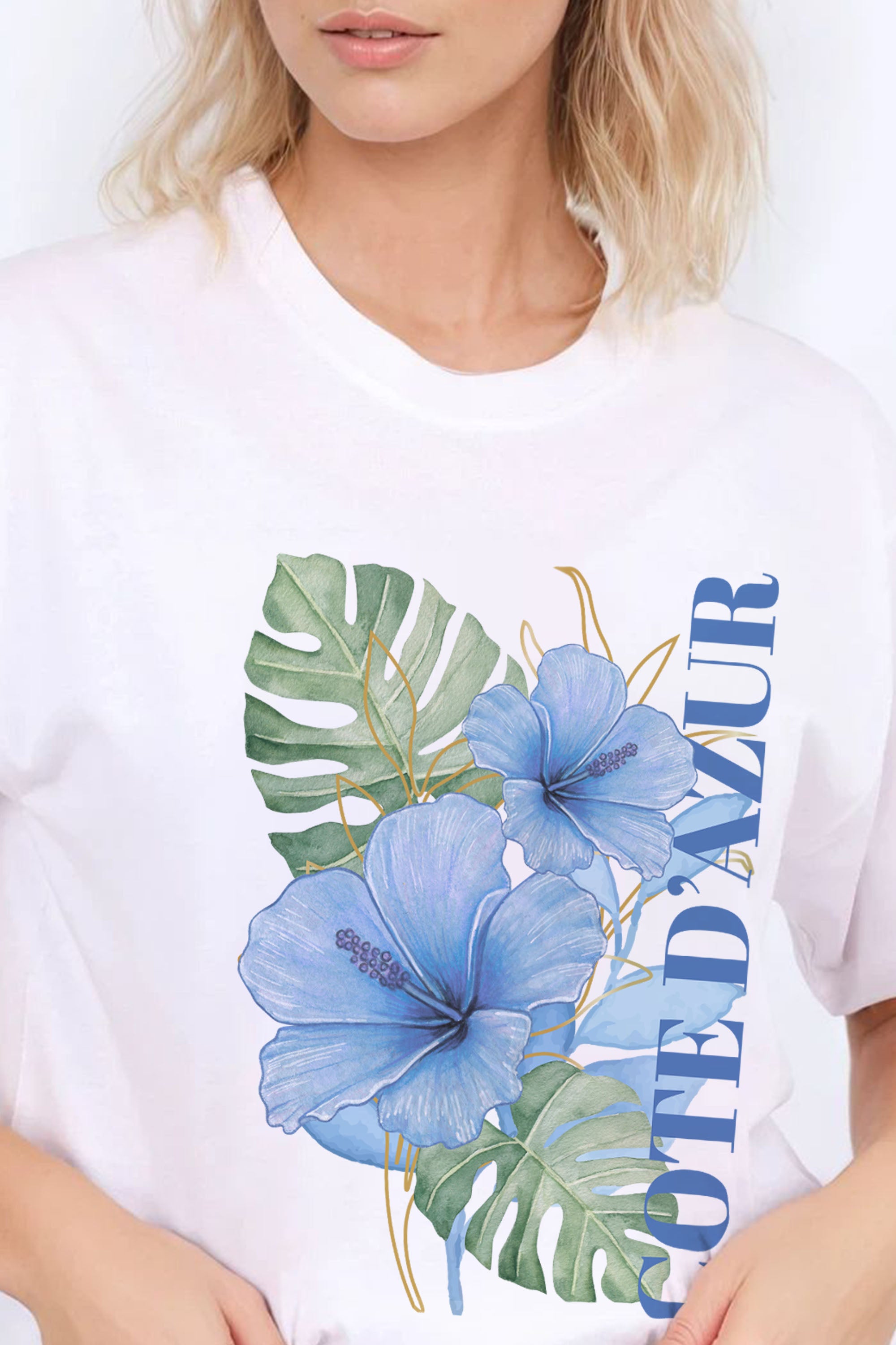 Regular Fit T-shirt in Cote D'Azur Floral Print
