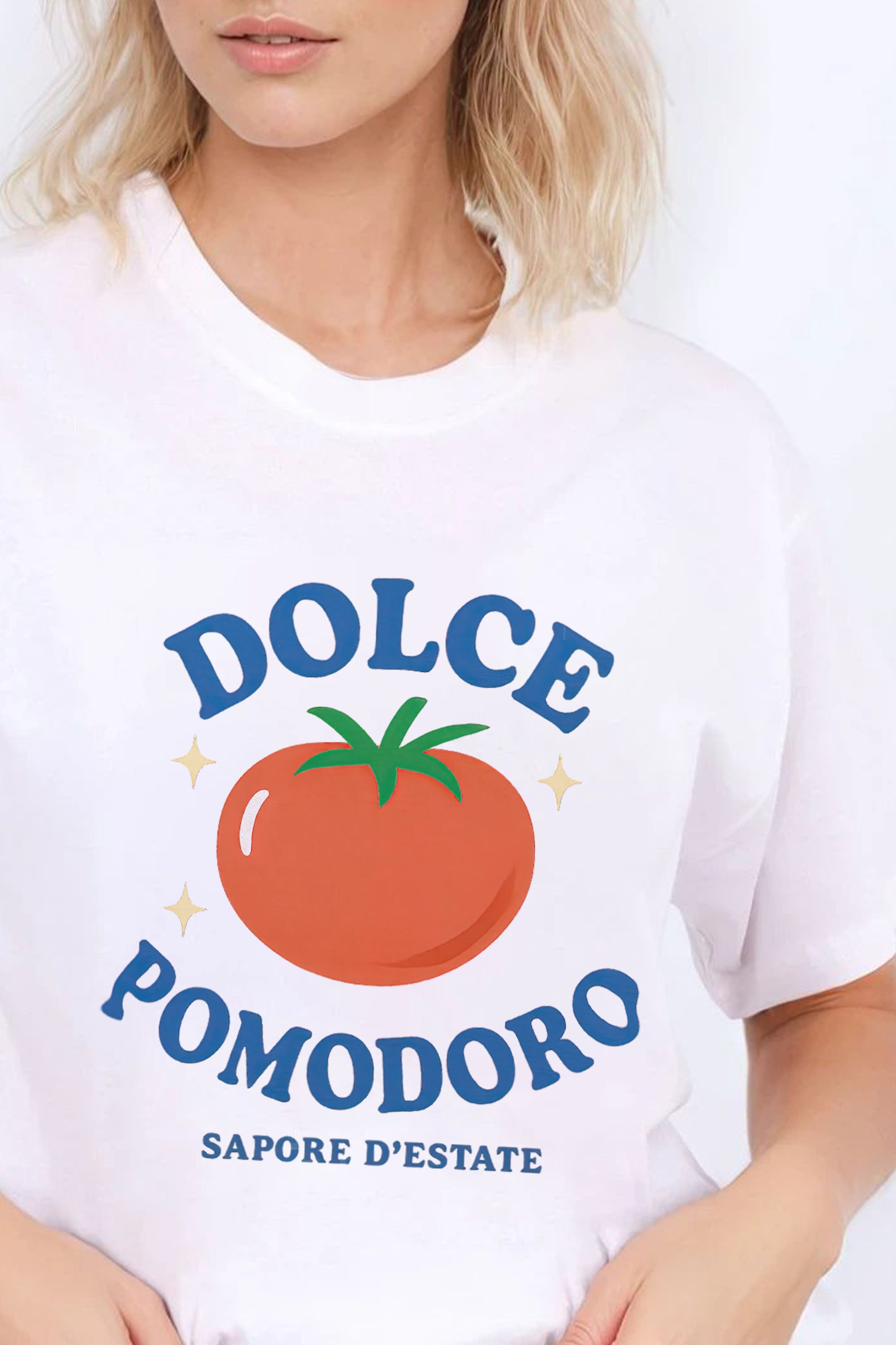 Regular Fit T-shirt in Dolce Pomodoro Print