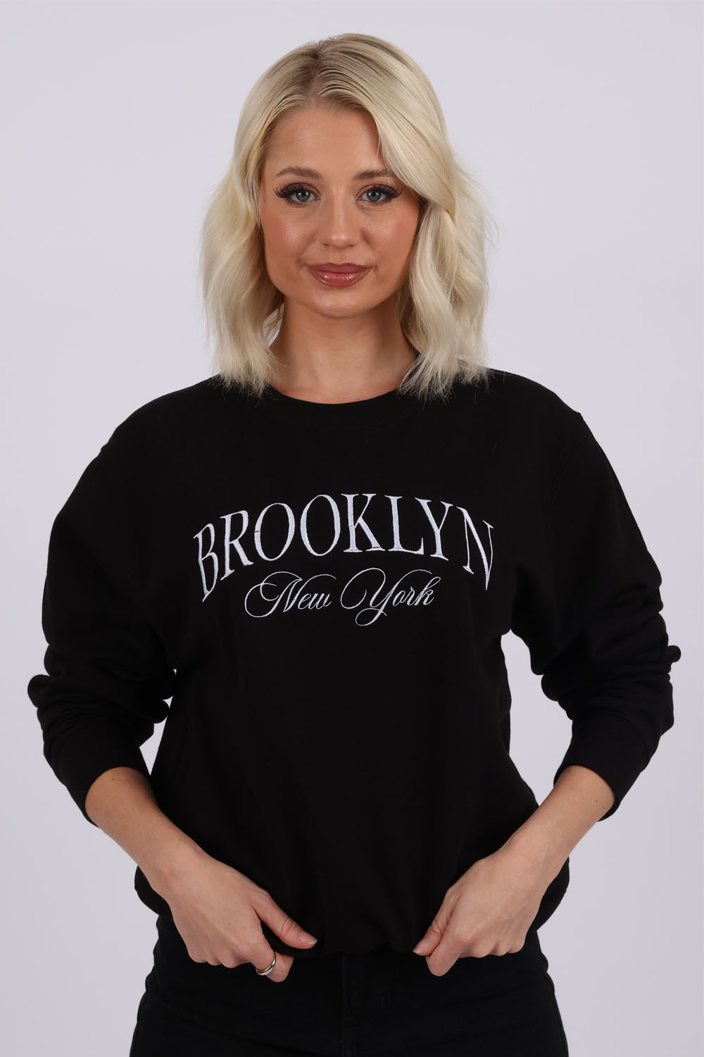 Embroidered Brooklyn  Sweatshirts