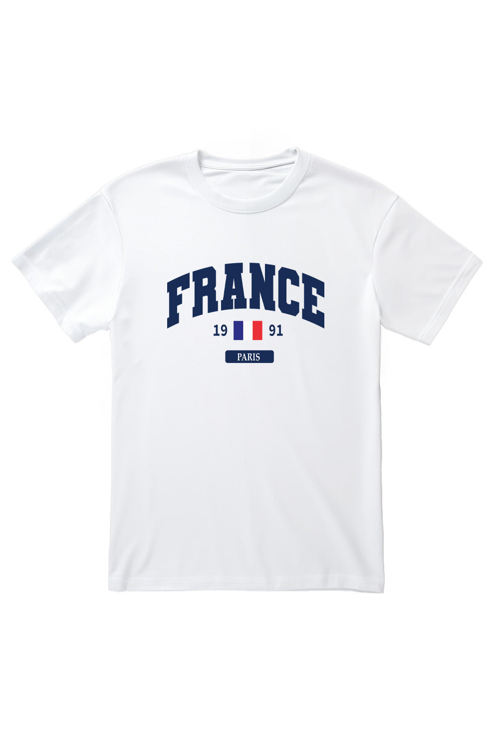 France T-Shirt in White (Custom Packs)