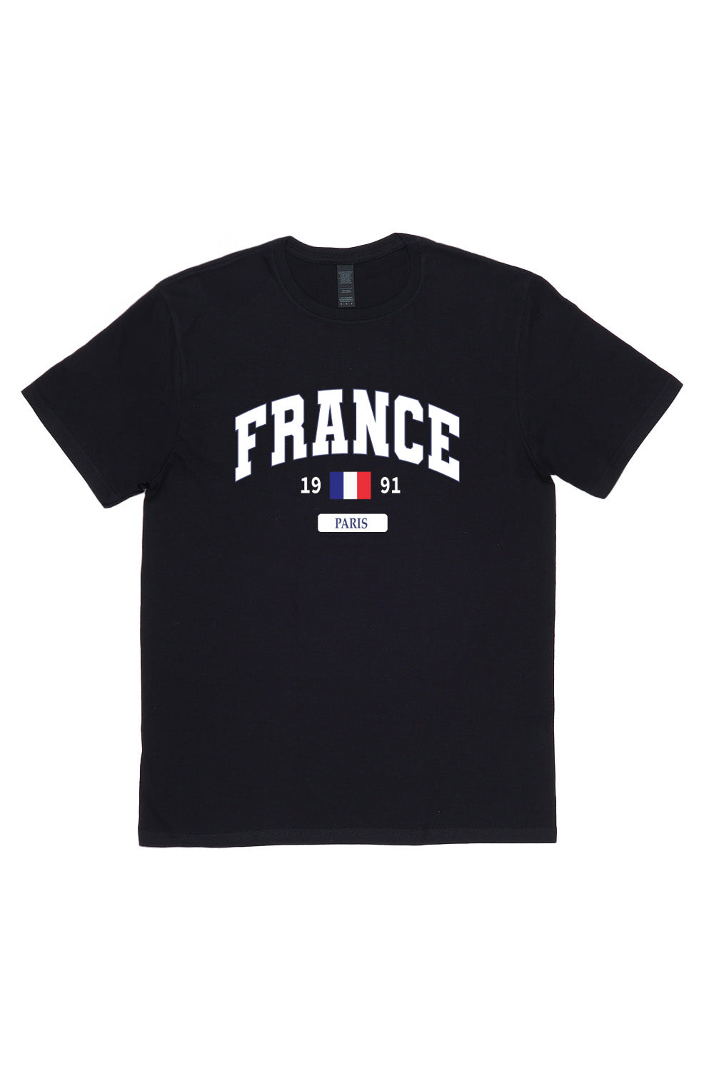 France T-Shirt in Black (Custom Packs)