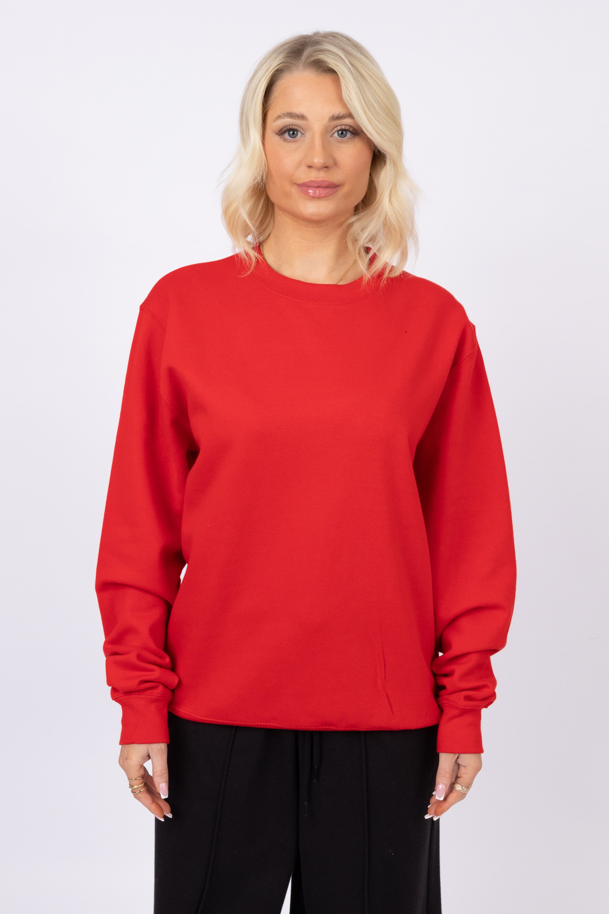 Unisex Crewneck Plain Sweatshirt