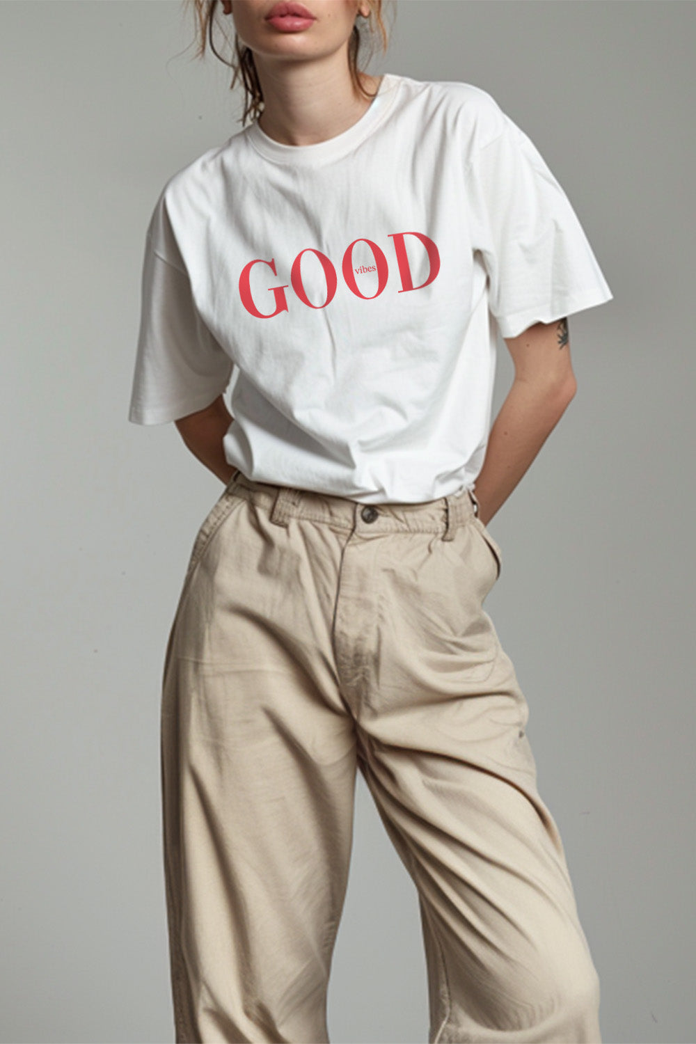 Good Vibes Printed T-Shirt