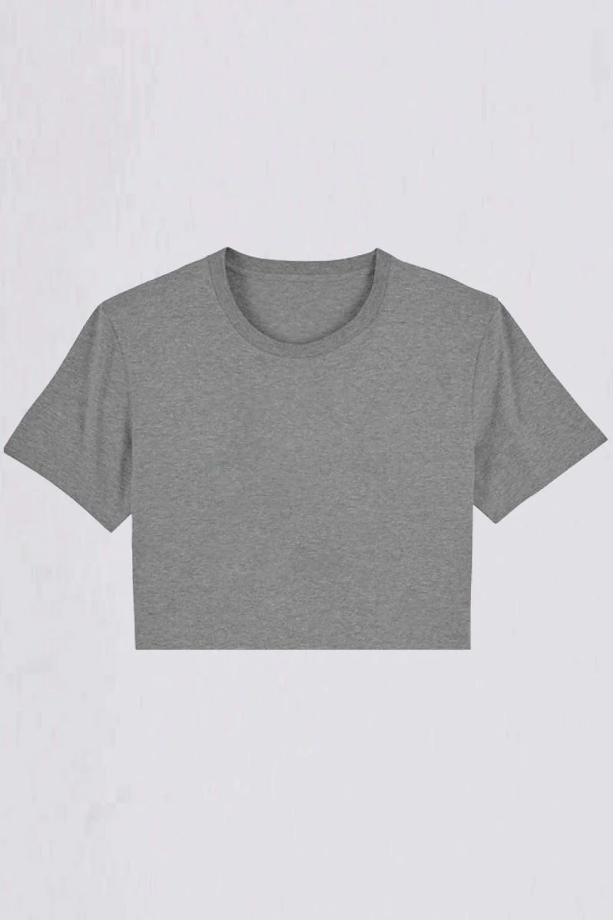 Cropped Plain T-Shirt (Pack Of 6)