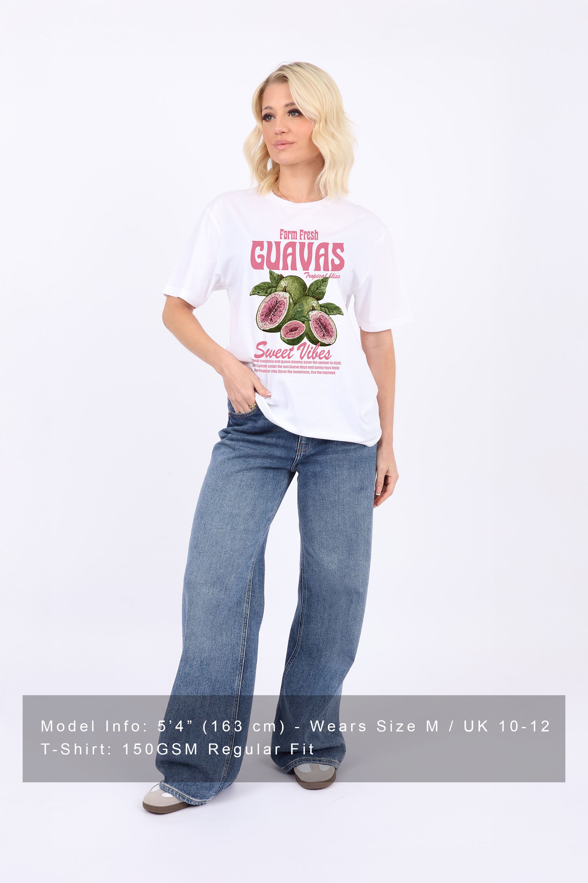 Regular Fit T-shirt in Guavas Print (Custom Pack)