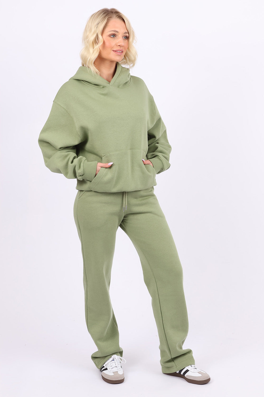 Oversized LSF Fleece Hoodie & Straight Leg Jogger Set (Pack of 4 Sets)