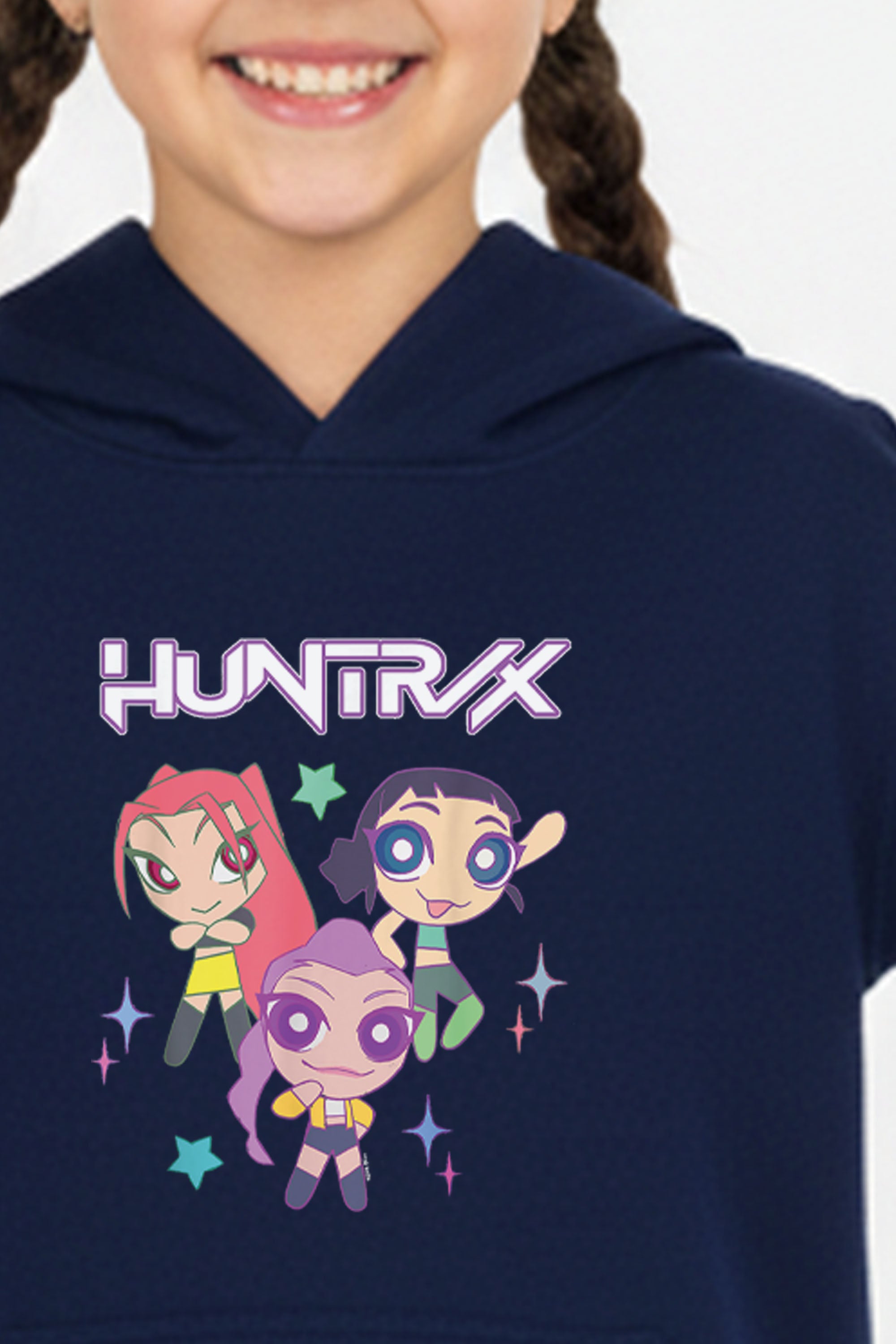 Kids Huntrix Anime Graphic Printed Hoodie