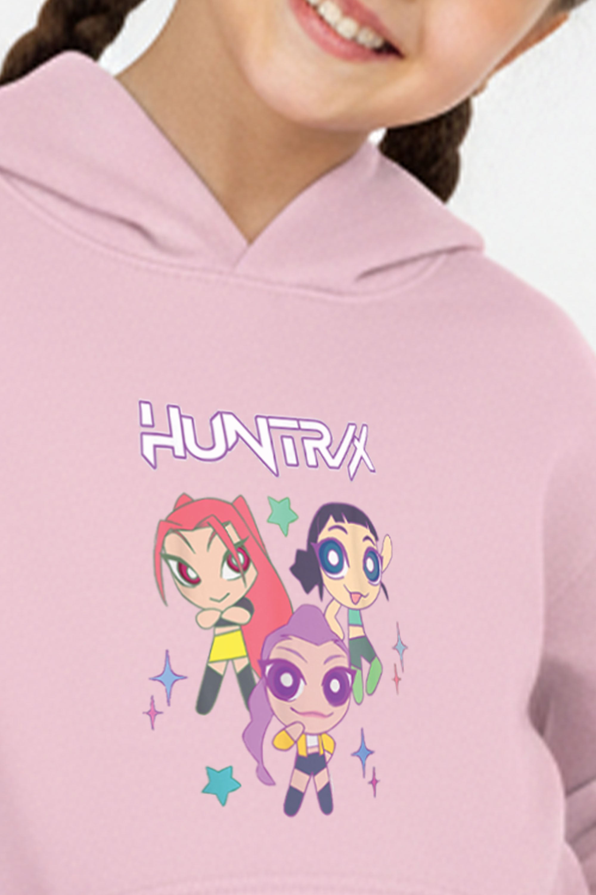 Kids Huntrix Anime Graphic Printed Hoodie