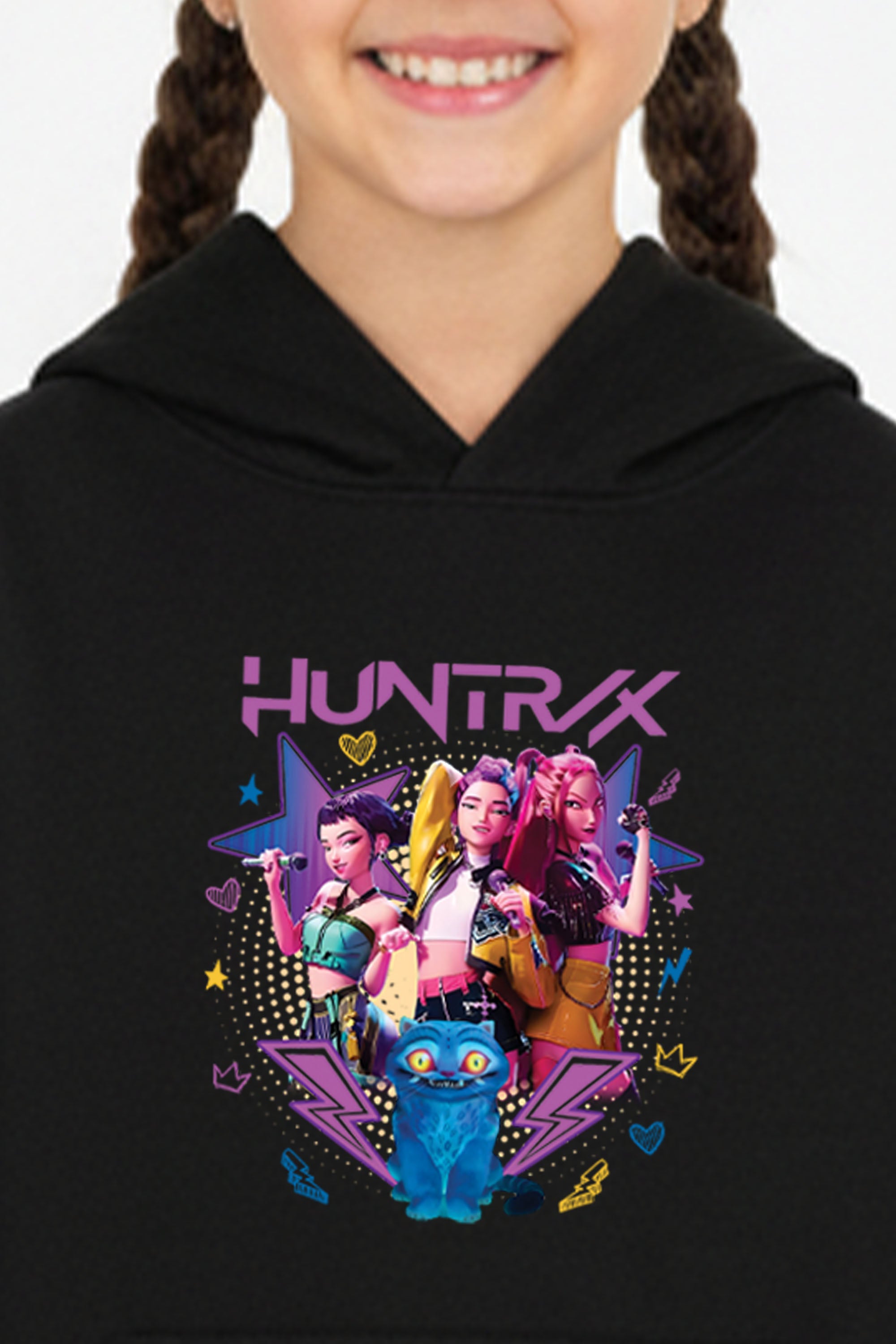 Kids Huntrix Printed Hoodie