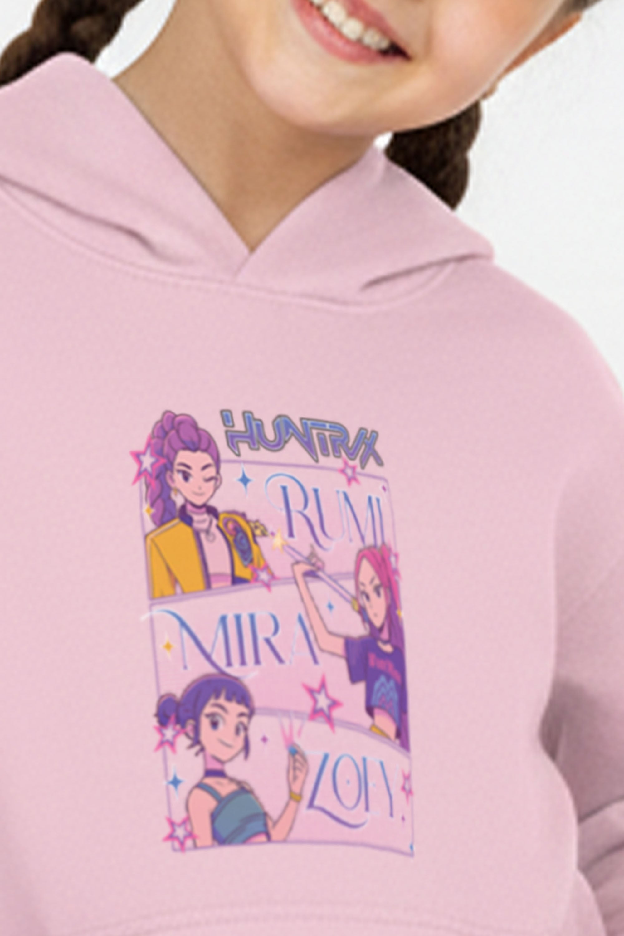 Kids Huntrix Girl Squad Printed Hoodie