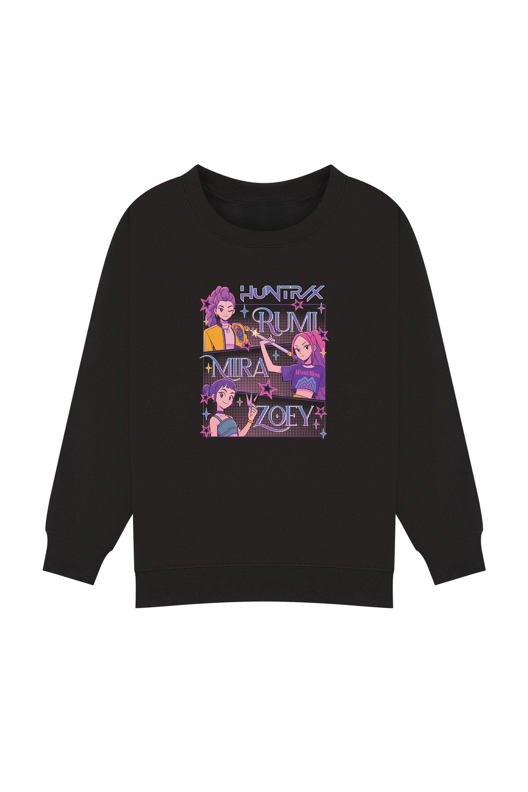 Kids Huntrix Girl Squad Printed Sweatshirt