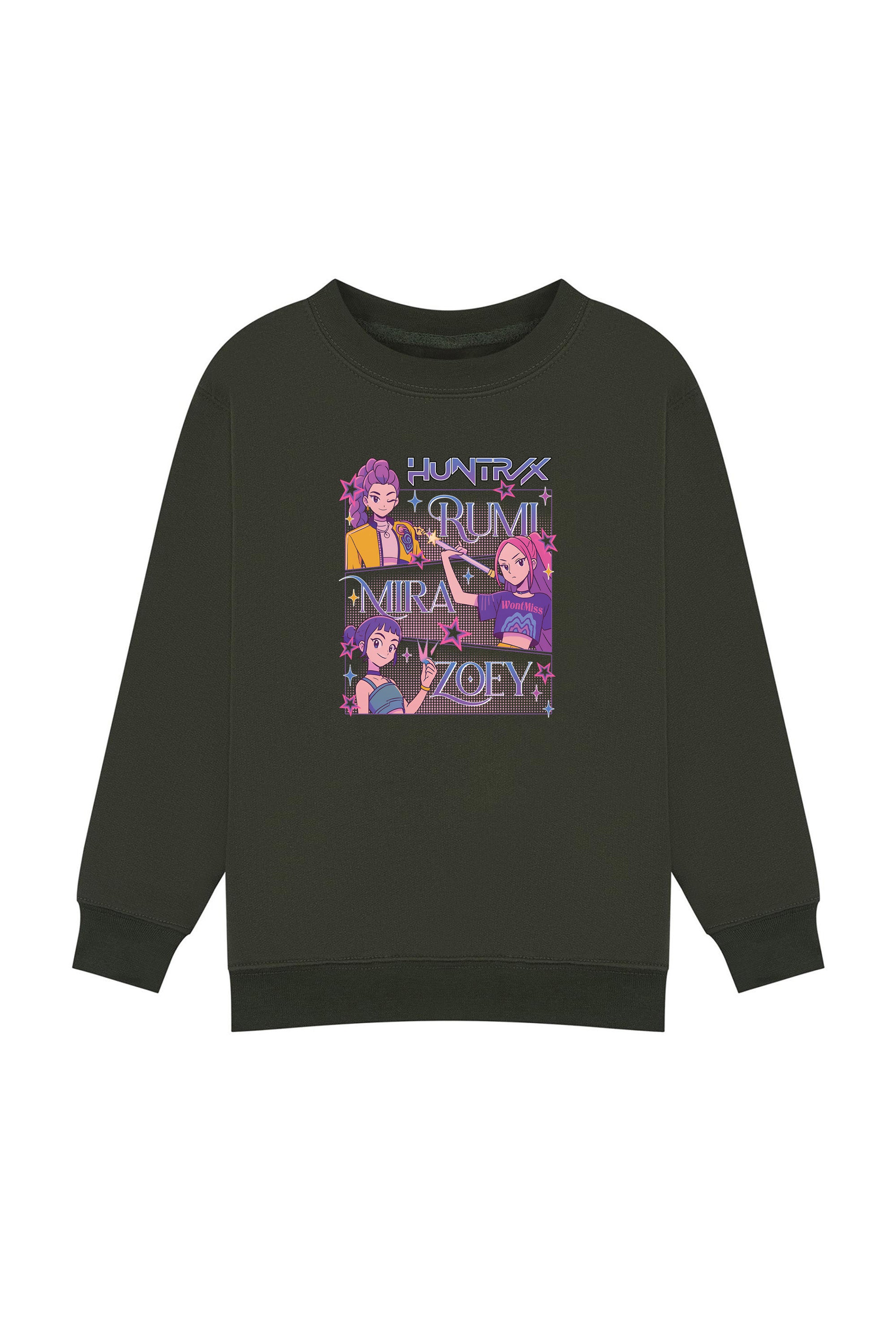 Kids Huntrix Girl Squad Printed Sweatshirt