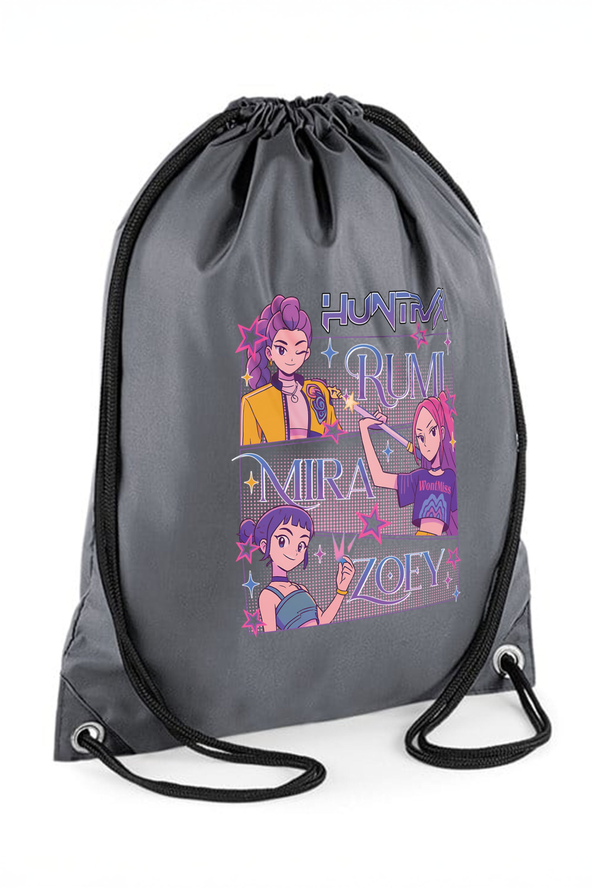 Huntrix Girl Squad Printed Water-Resistant Pe/Kit Bag