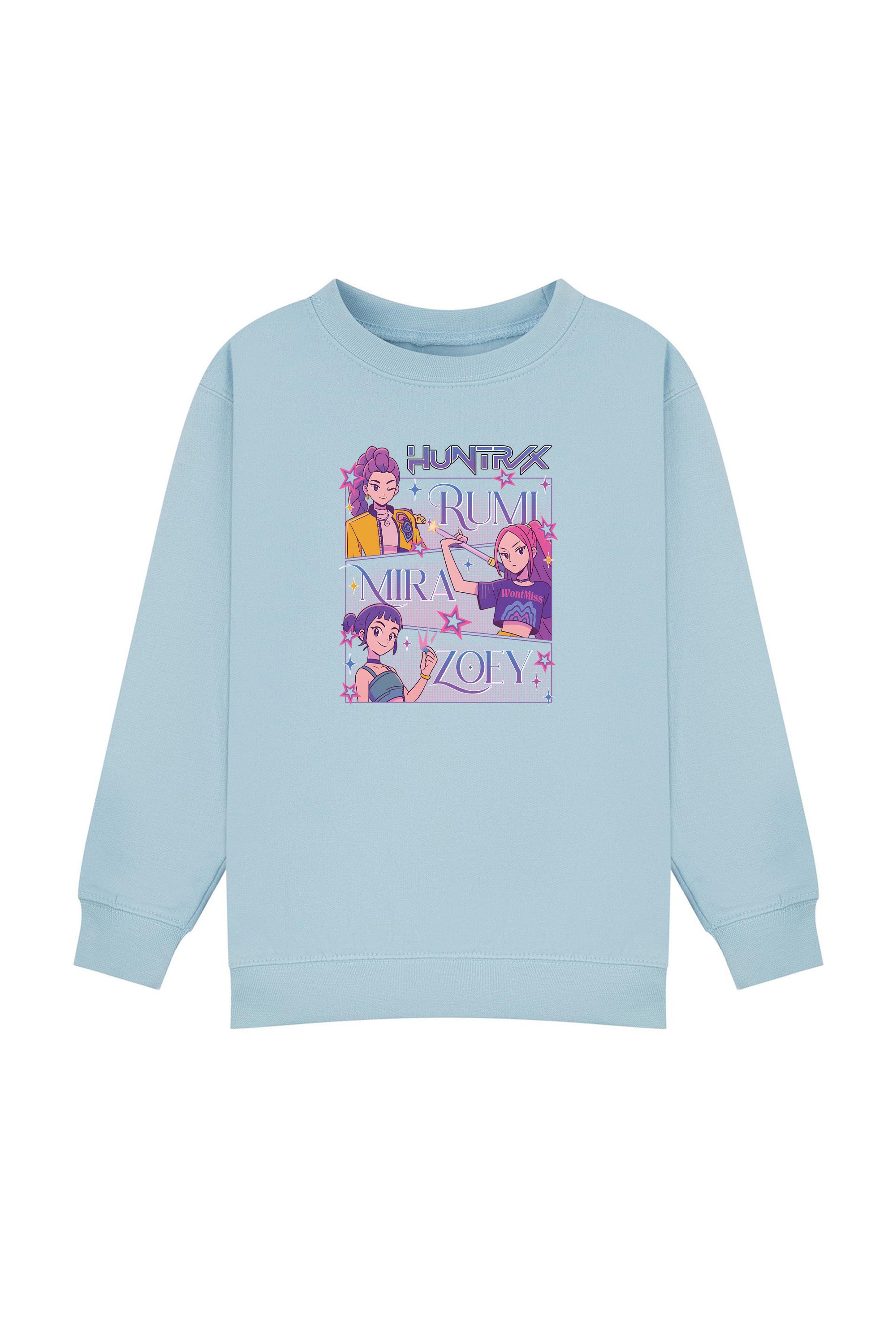 Kids Huntrix Girl Squad Printed Sweatshirt