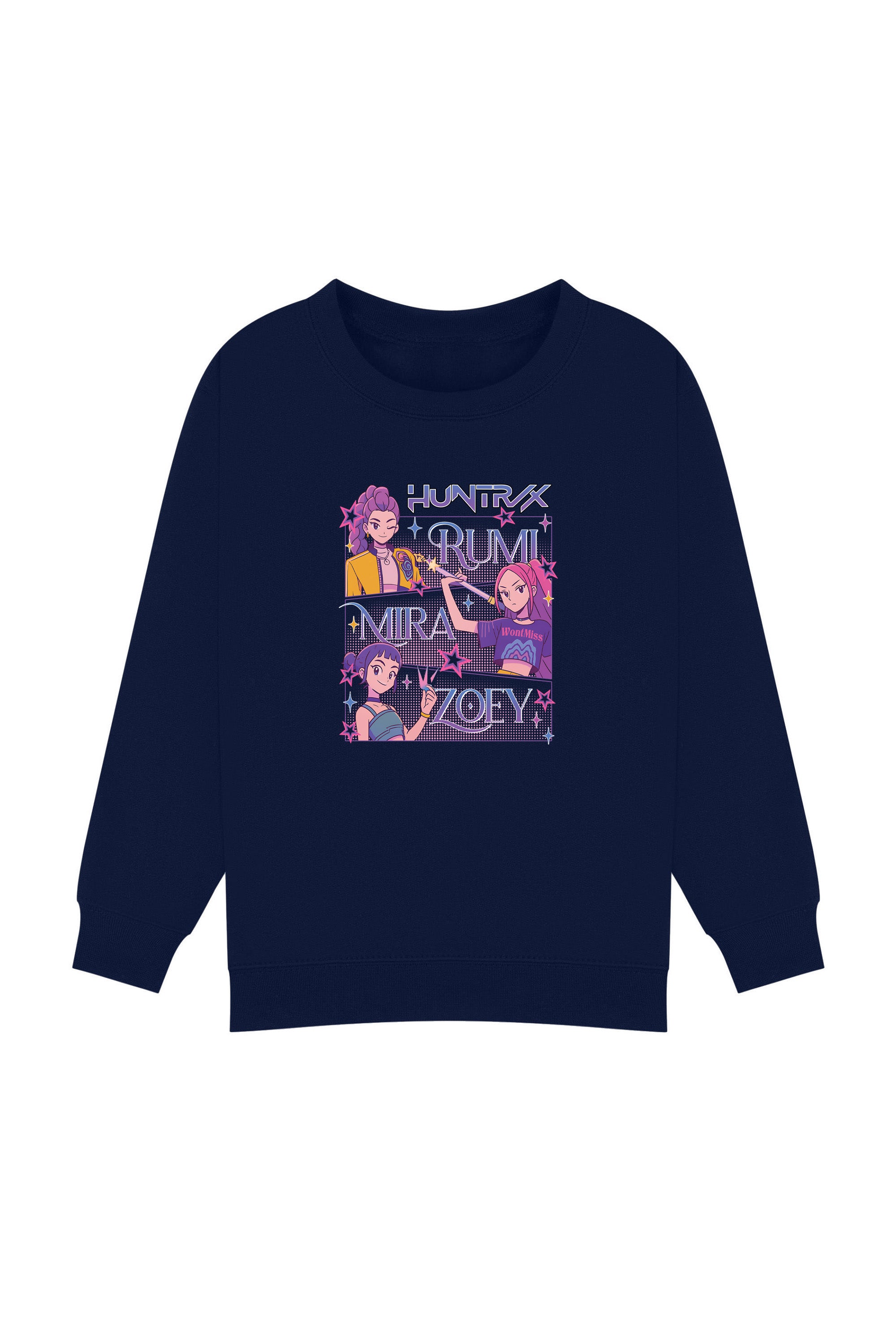 Kids Huntrix Girl Squad Printed Sweatshirt