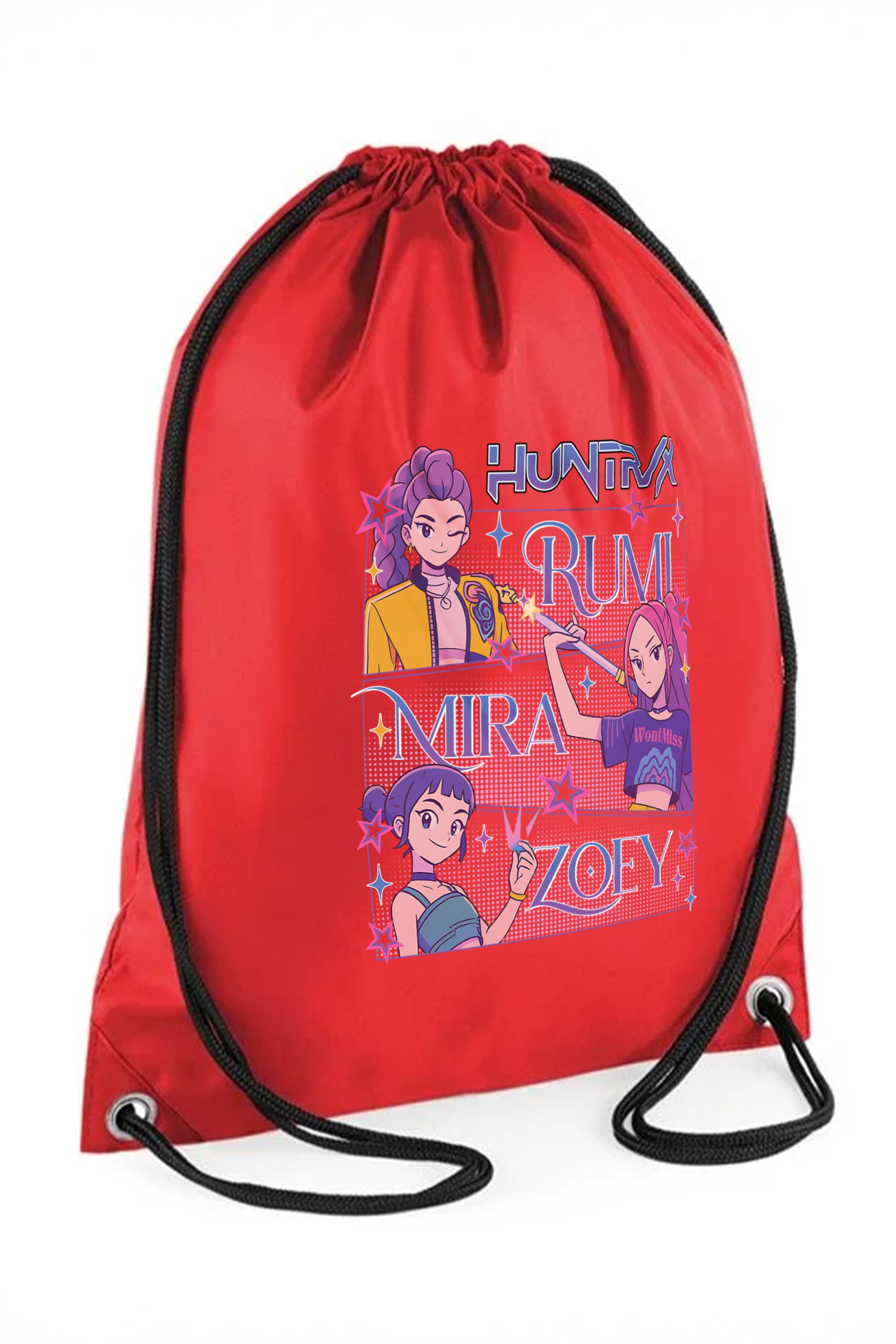 Huntrix Girl Squad Printed Water-Resistant Pe/Kit Bag