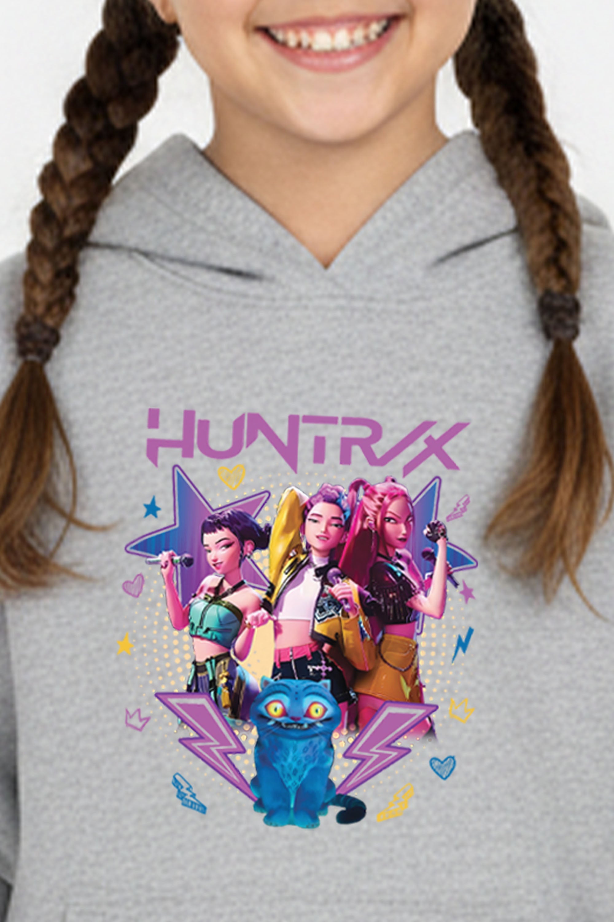 Kids Huntrix Printed Hoodie