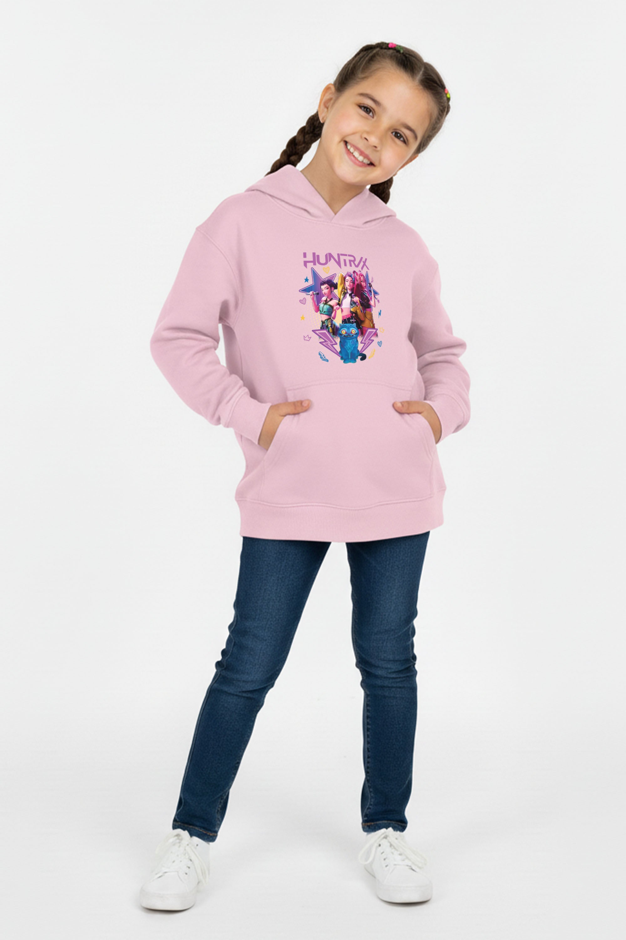 Kids Huntrix Printed Hoodie