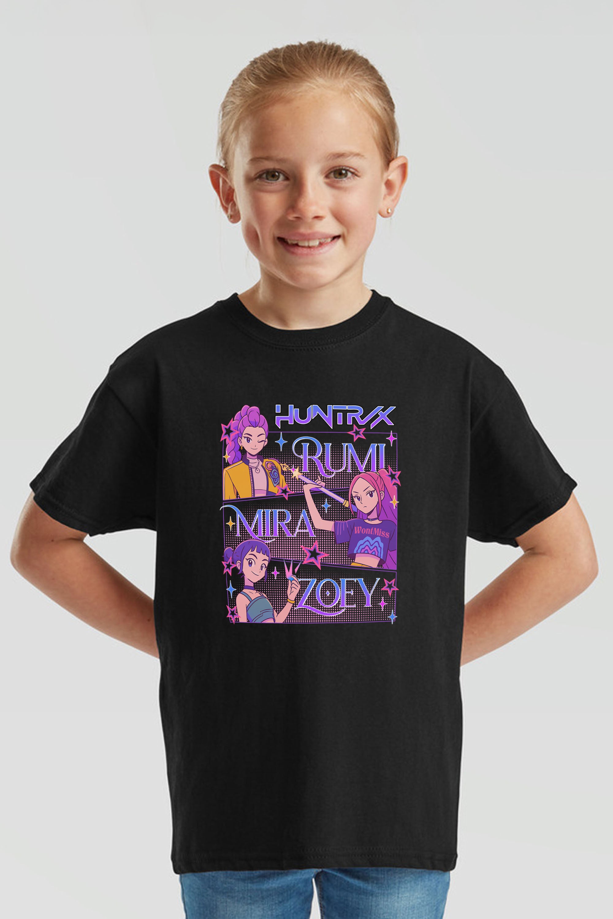 Kids Huntrix Girl Squad Printed T-Shirt