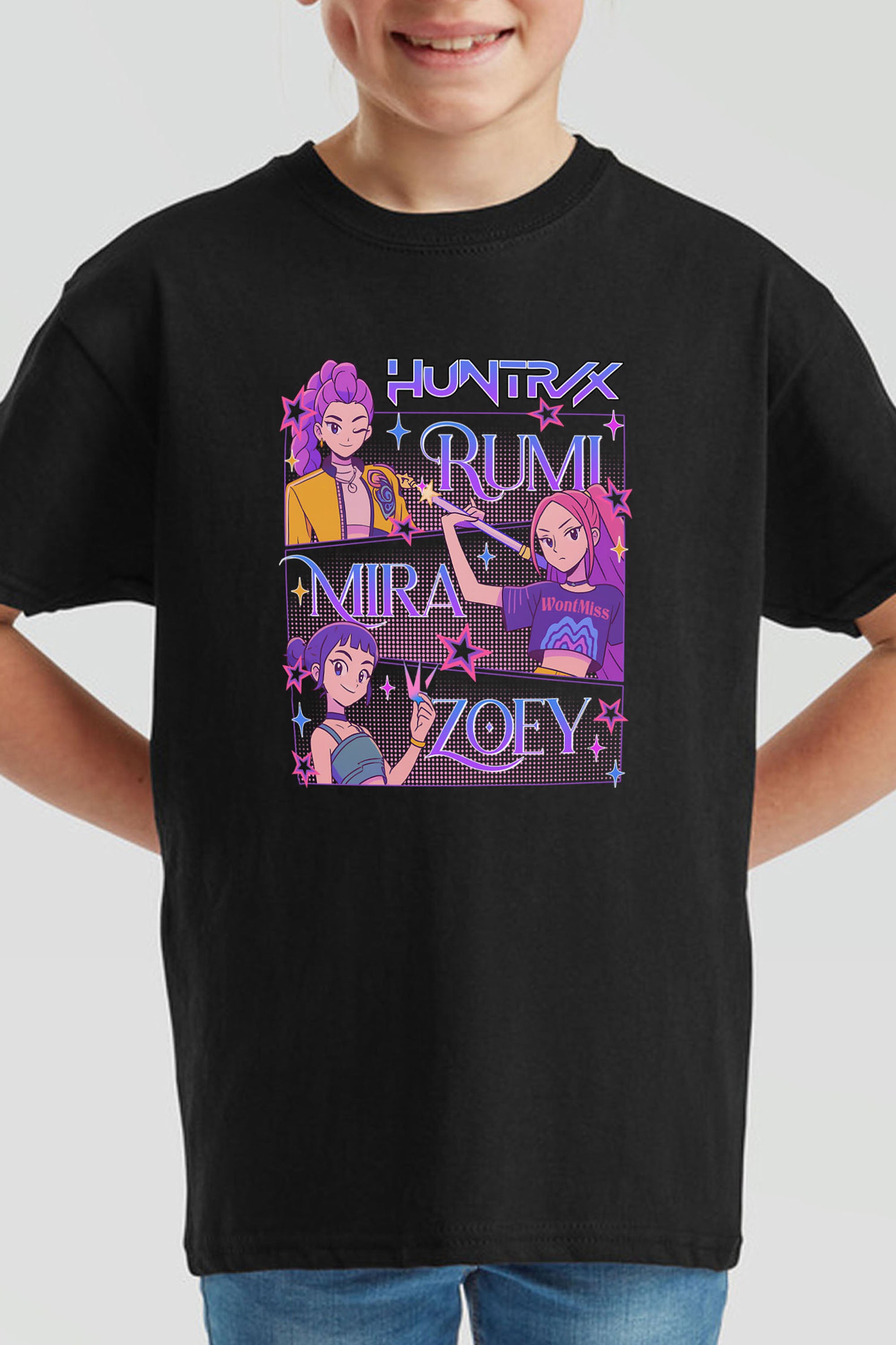 Kids Huntrix Girl Squad Printed T-Shirt