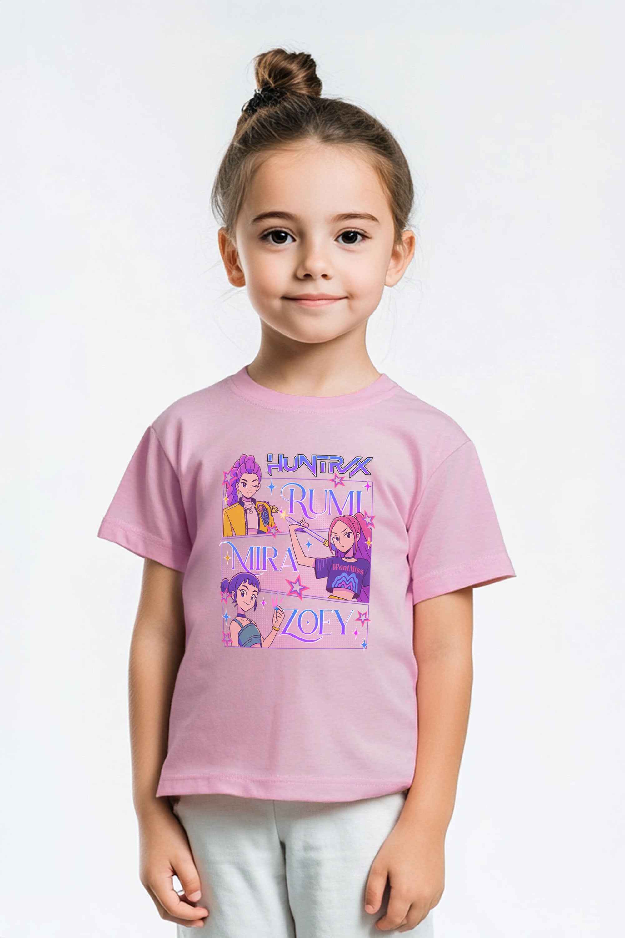 Kids Huntrix Girl Squad Printed T-Shirt