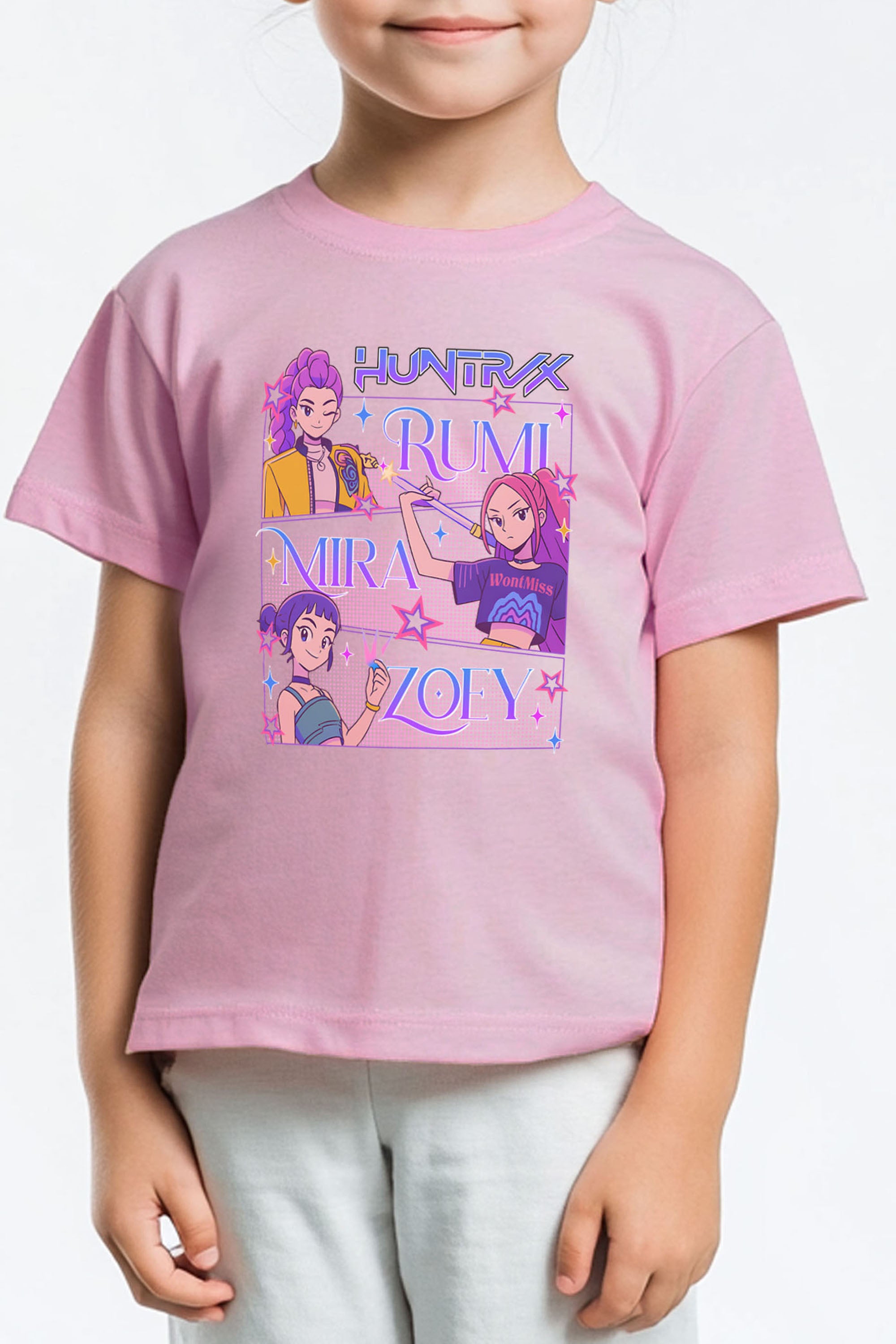 Kids Huntrix Girl Squad Printed T-Shirt