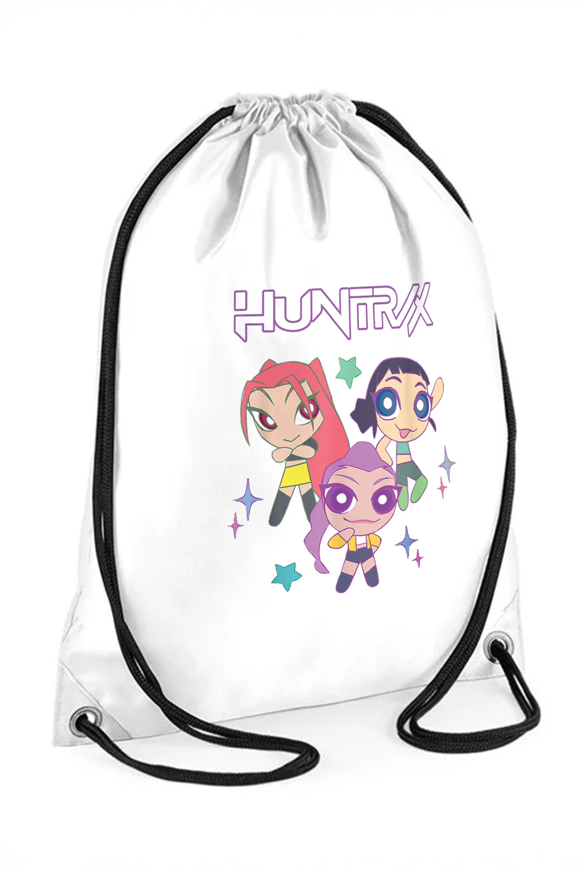 Huntrix Anime Graphic Printed Water-Resistant Pe/Kit Bag
