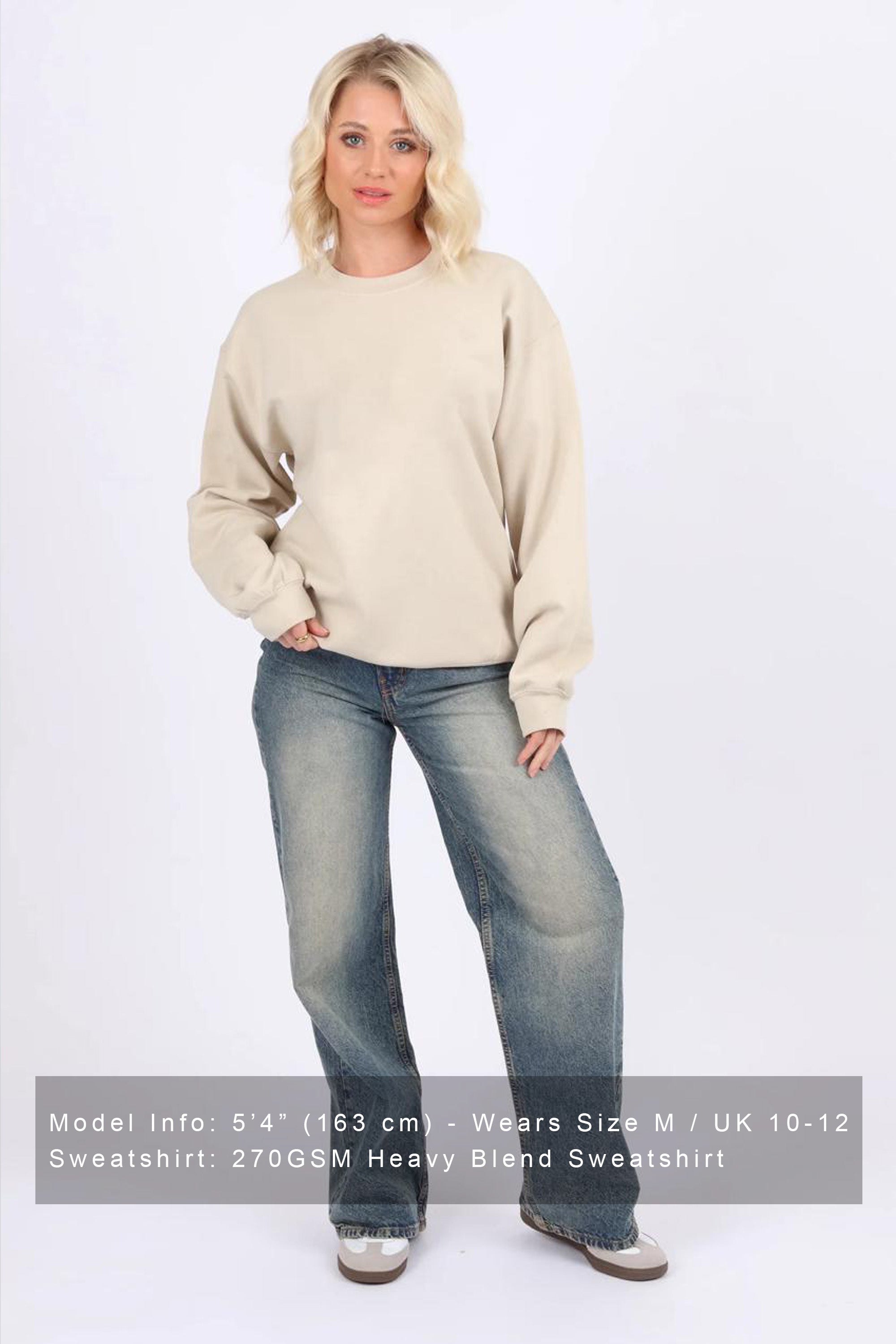 Unisex Heavy Blend Plain Sweatshirt